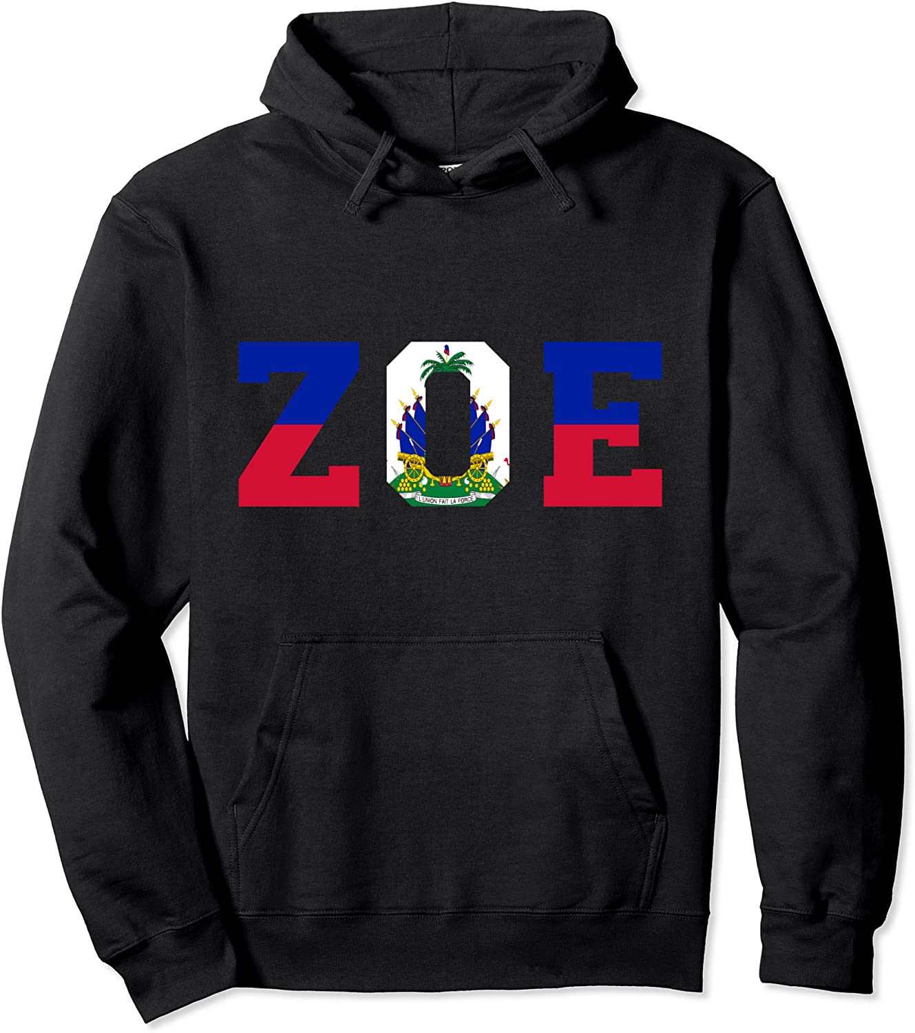 Haitian Zoe- Haitian pride for haitian flag day hoodie