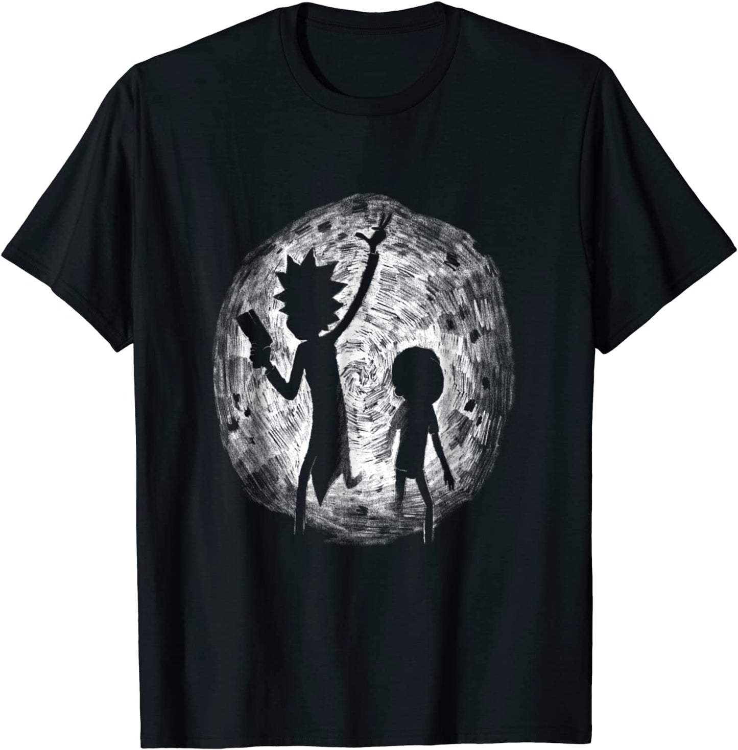 Mademark x Rick and Morty - Rick Morty Portal Hand Drawing - T Shirt