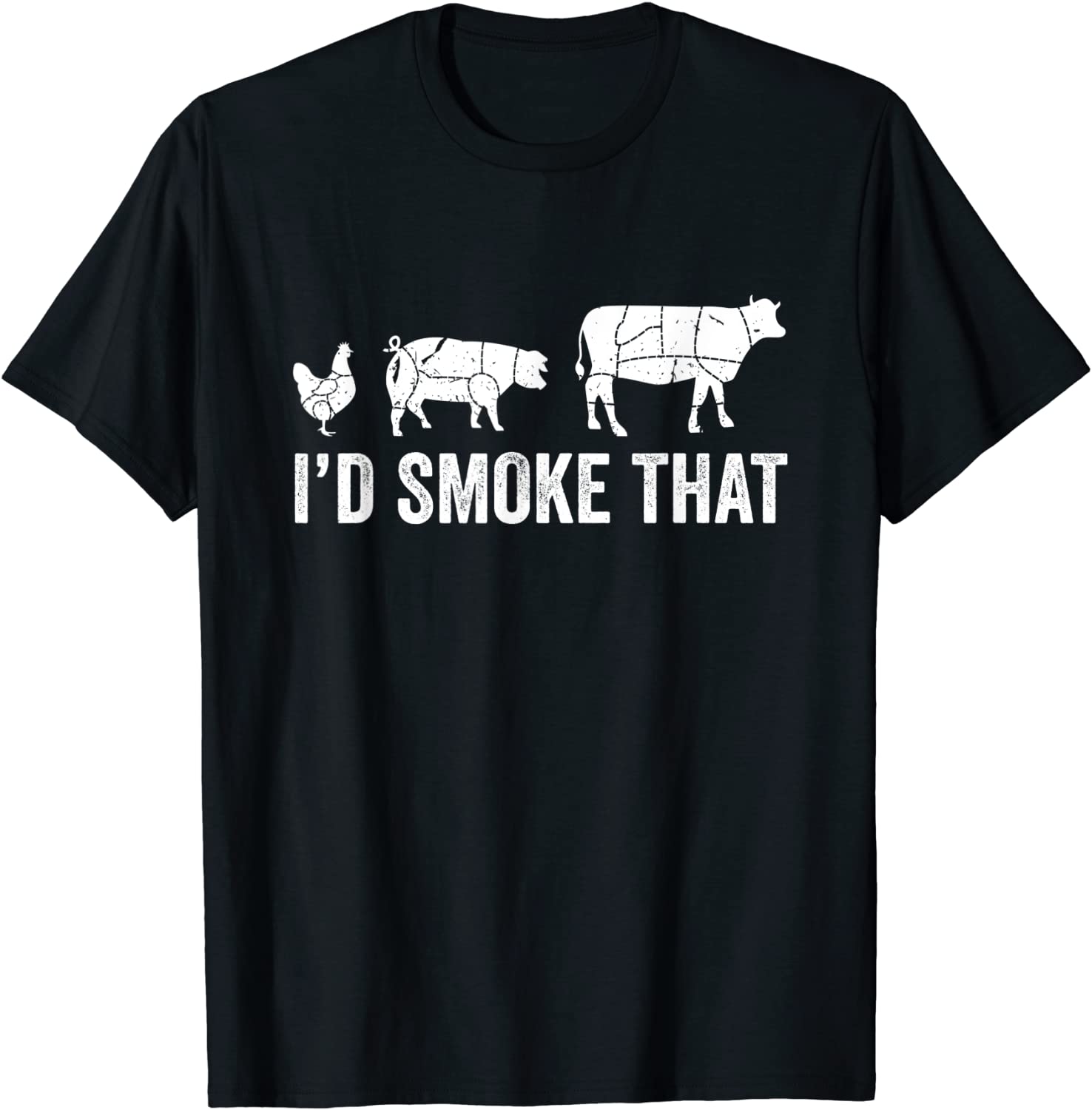 Id Smoke That Fun BBQ Smoker Chef T-Shirt