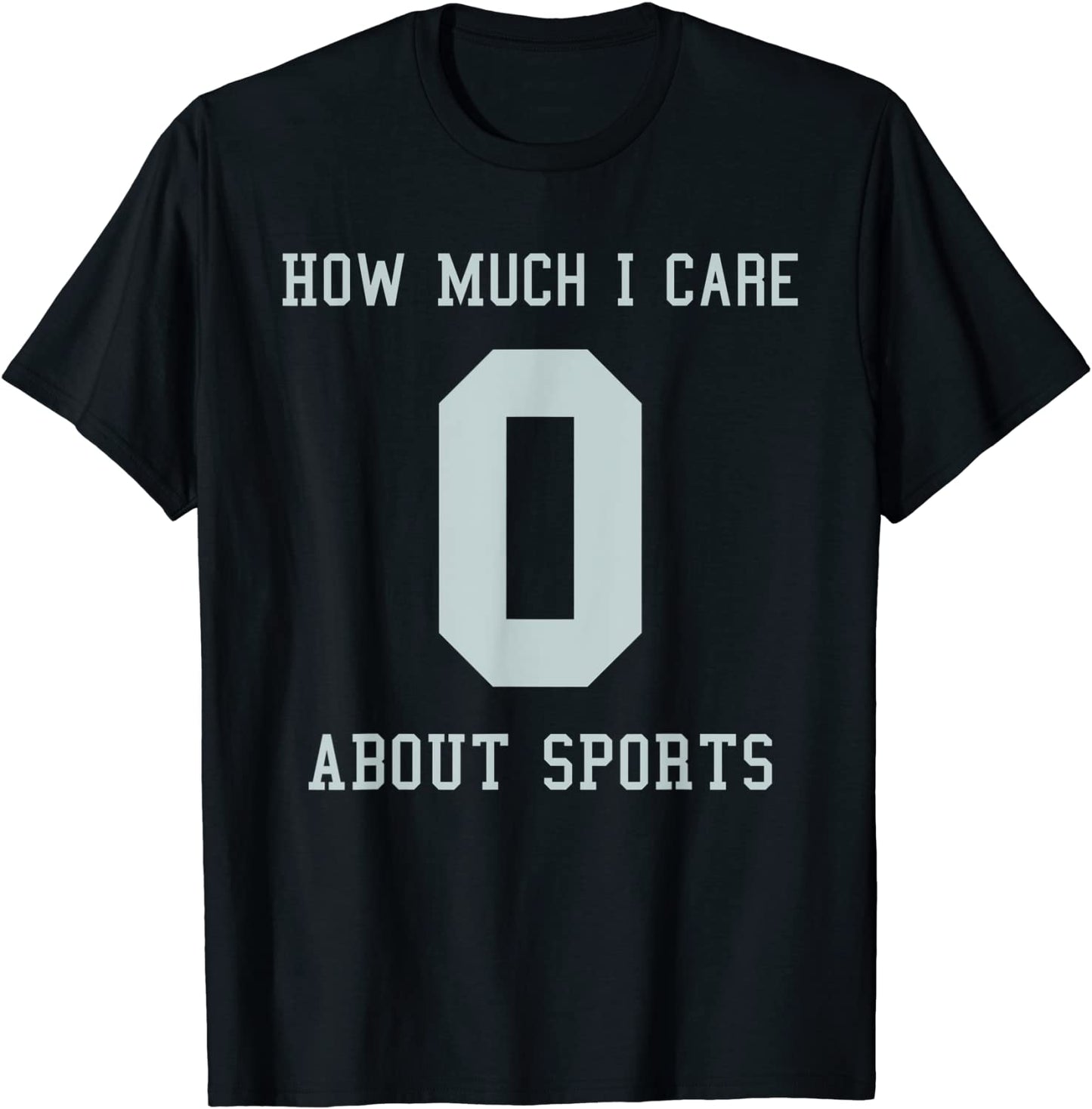 Funny Sports Jersey T-Shirt Costume For Anti Sport People T-Shirt