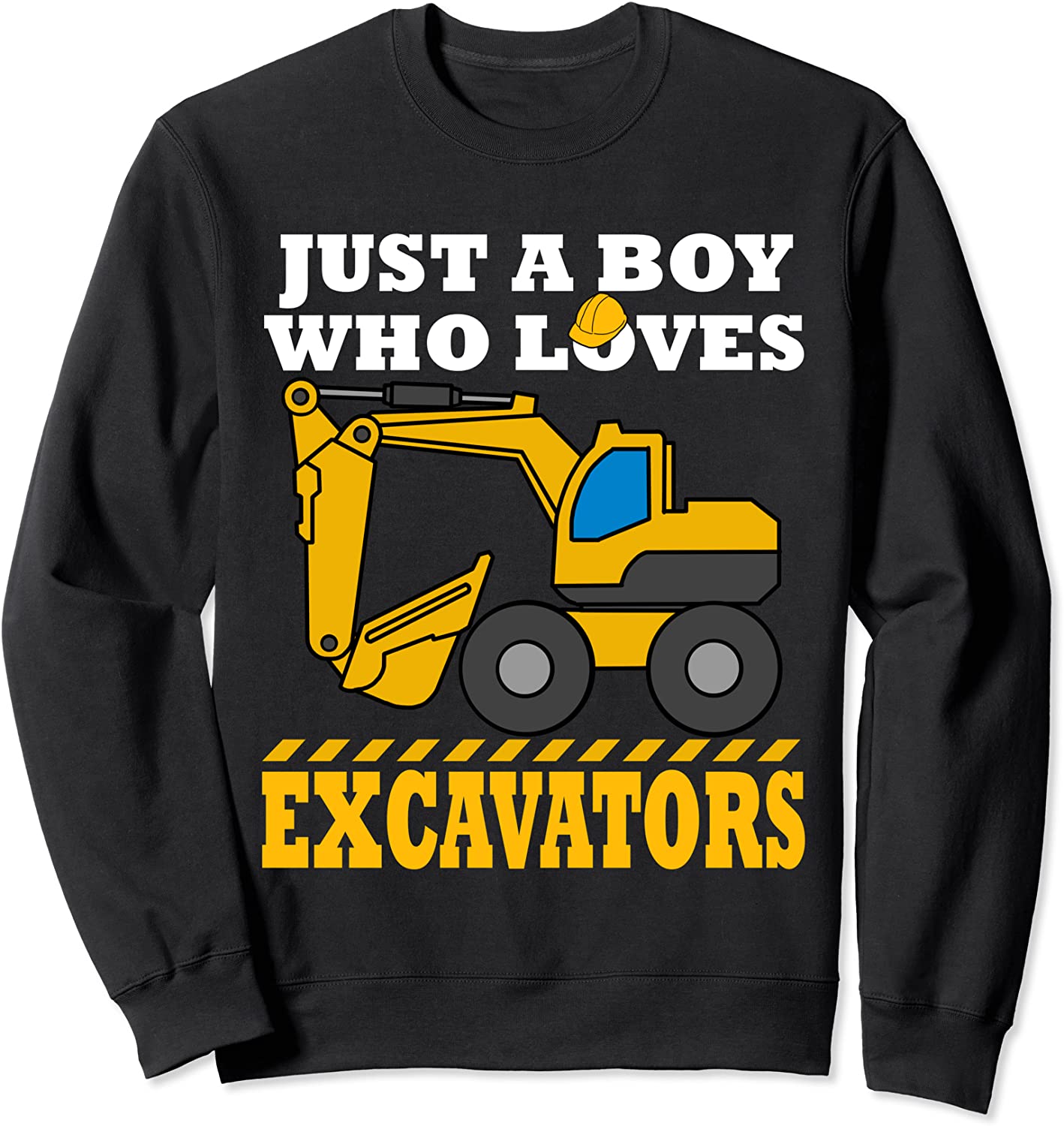 See You Later Excavator For Boys Trucks Kids Excavator Sweatshirt