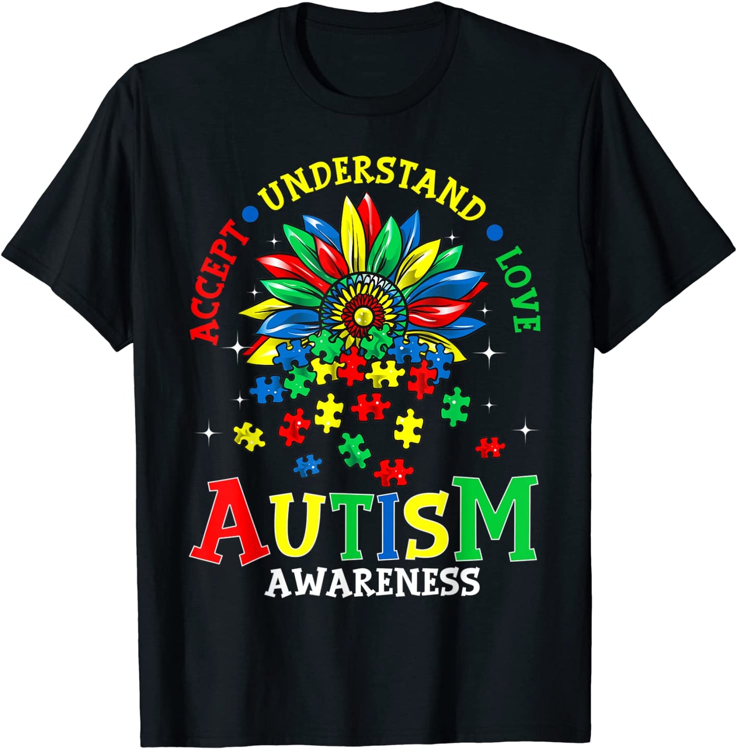 Autism Awareness Shirts Accept Understand Love Autism Mom T-Shirt