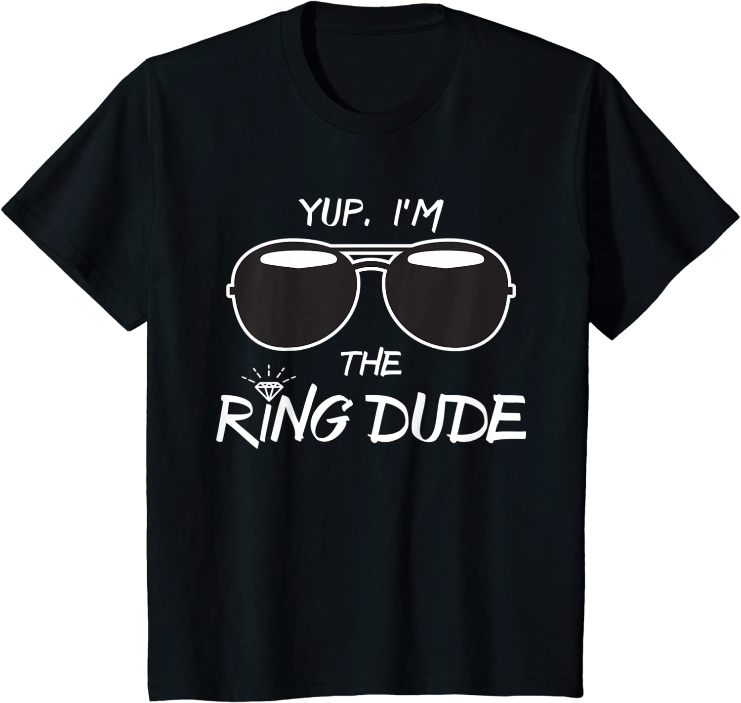 Kids Yup Im The Ring Dude - Funny Kids Ring Bearer TShirt