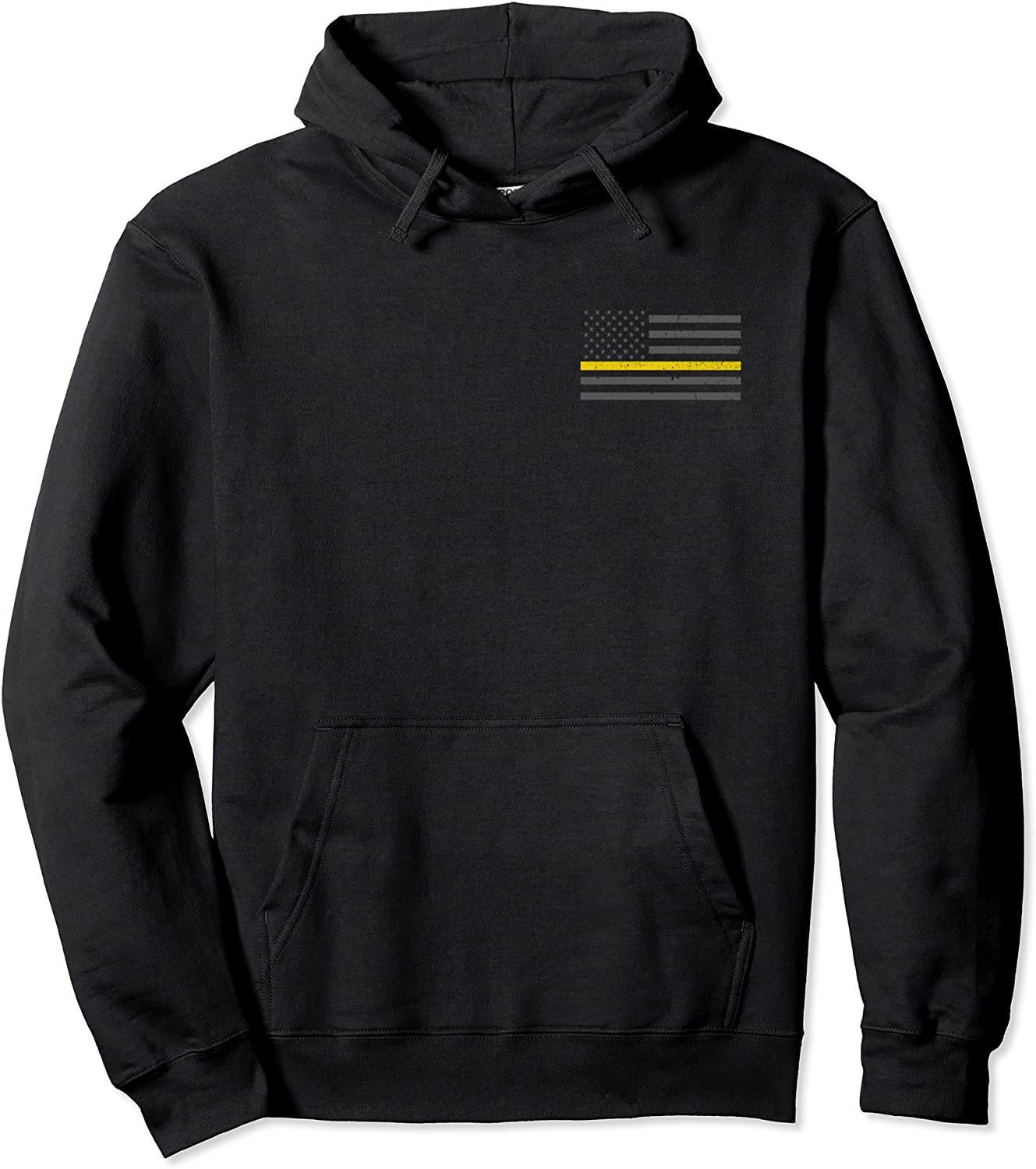 Tow Lives Matter Hoodie - Thin Yellow Line Flag