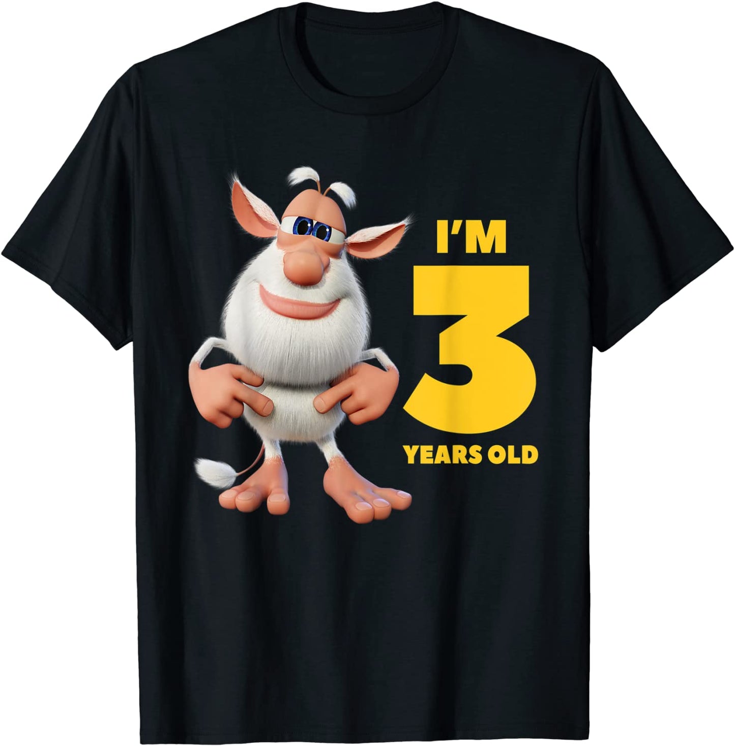 Booba - Im 3 years old Birthday Boy T-Shirt