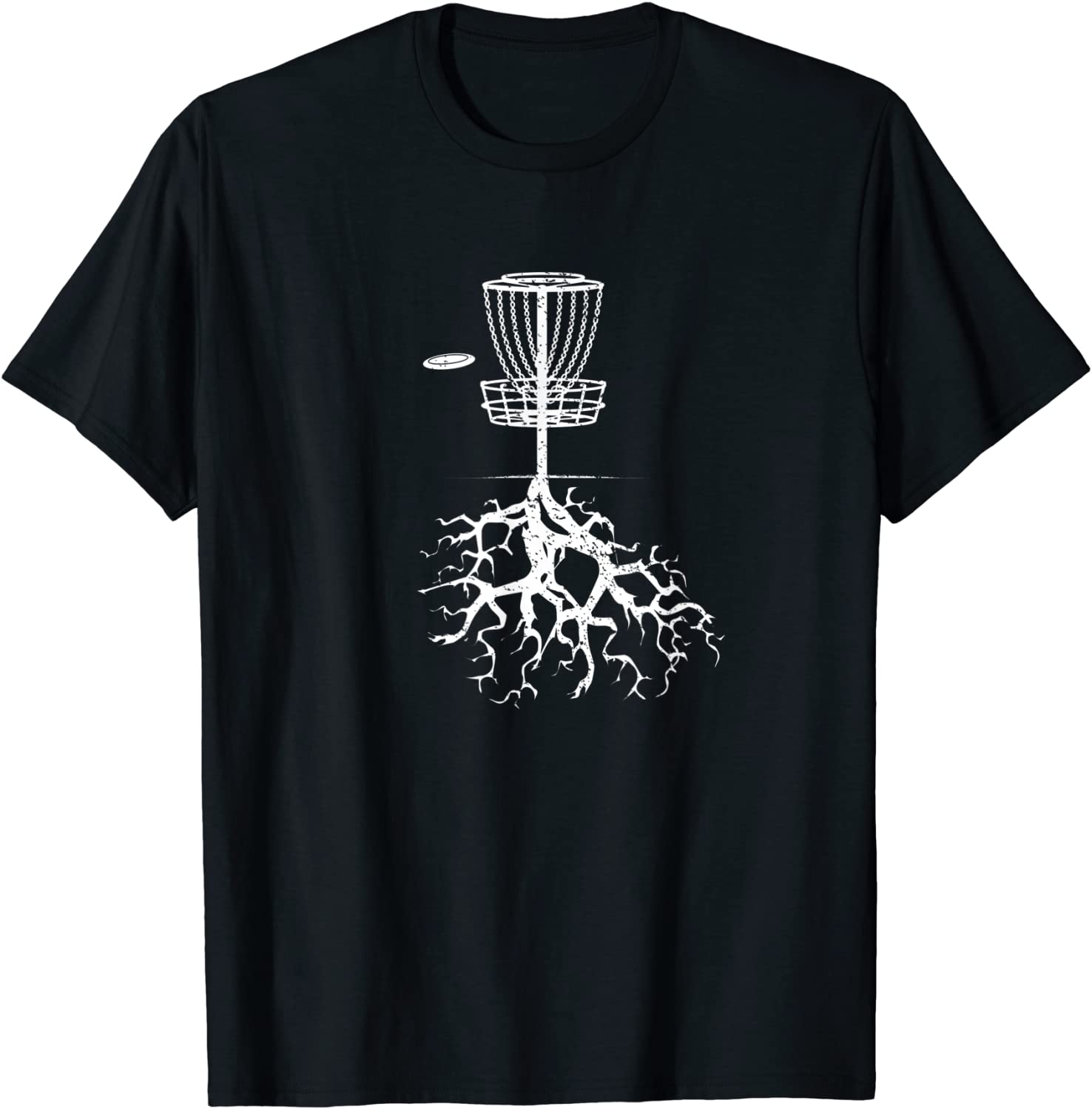 Artistic Disc Golf Basket Frisbee Golfing Cool Sports Gifts T-Shirt