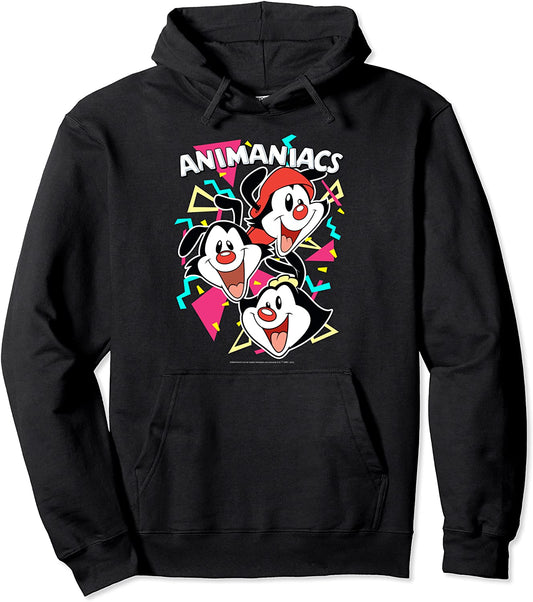 Animaniacs Yakko Wakko Dot Party Portrait Pullover Hoodie
