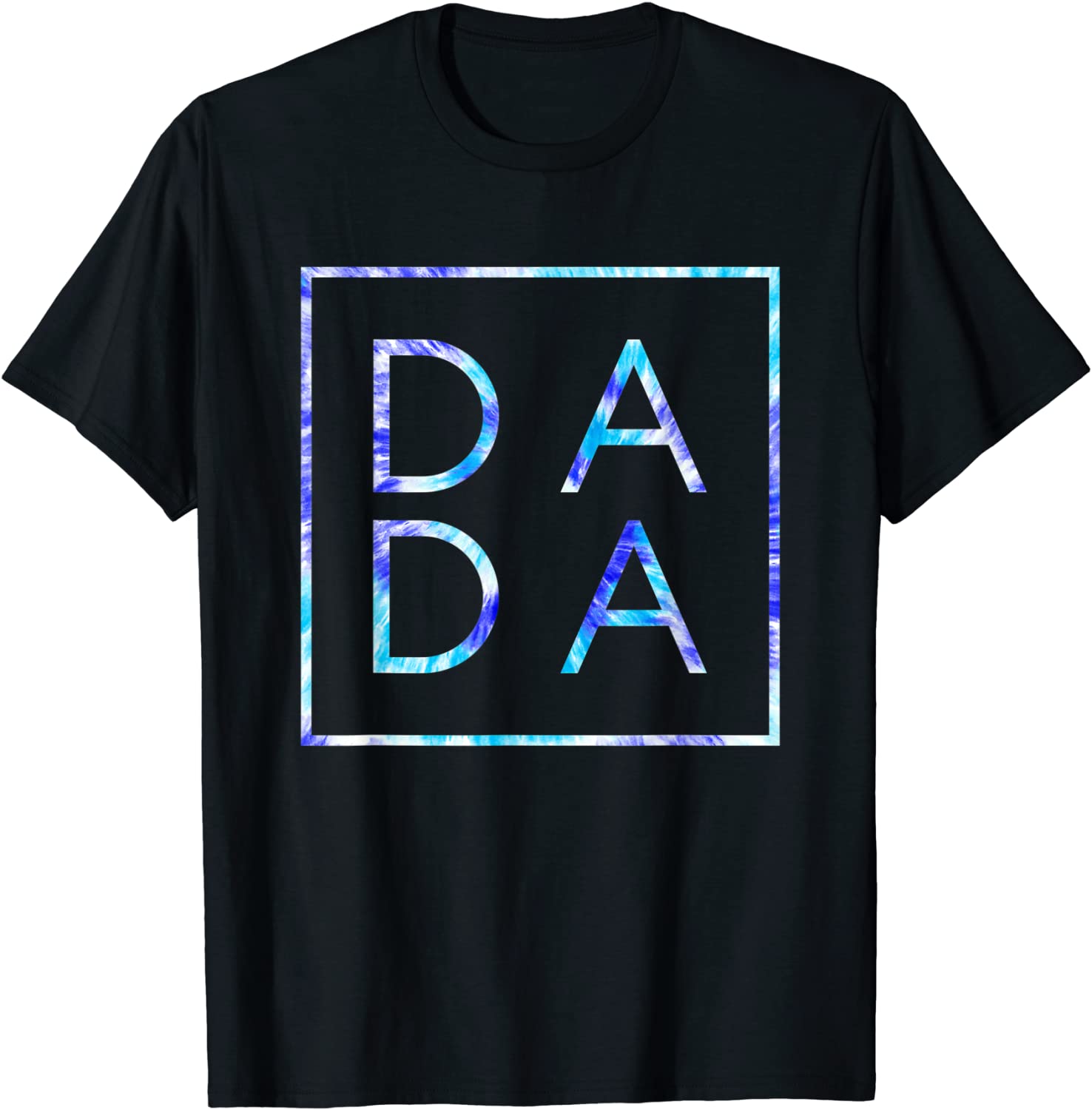 Fathers Day For New Dad Dada Him - Coloful Tie Dye Dada T-Shirt