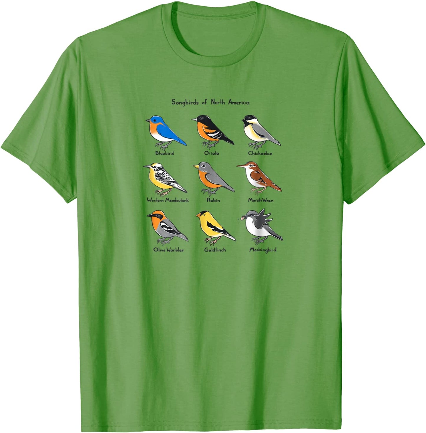 ShirtWoot Songbirds of North America T-Shirt