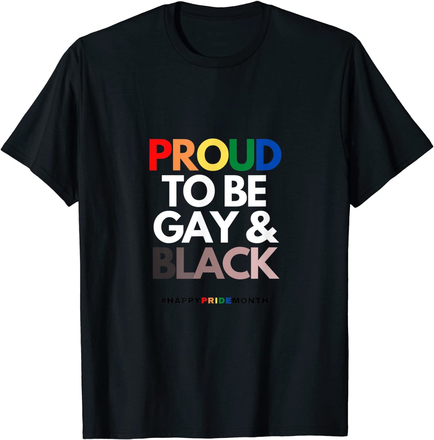 Gay and Black T-Shirt