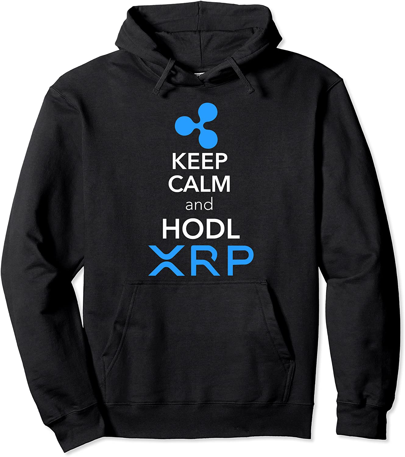 KEEP CALM and HODL RIPPLE XRP cryptocurrency MOON BULLRUN Pullover Hoodie