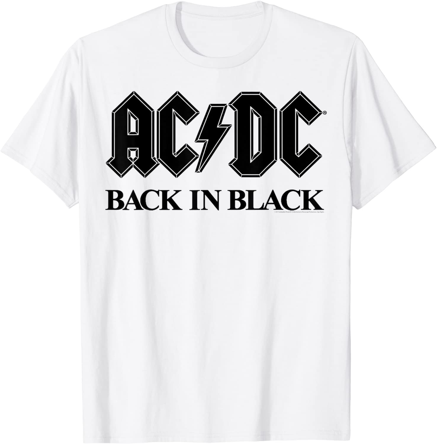 ACDC - Bold Black T-Shirt