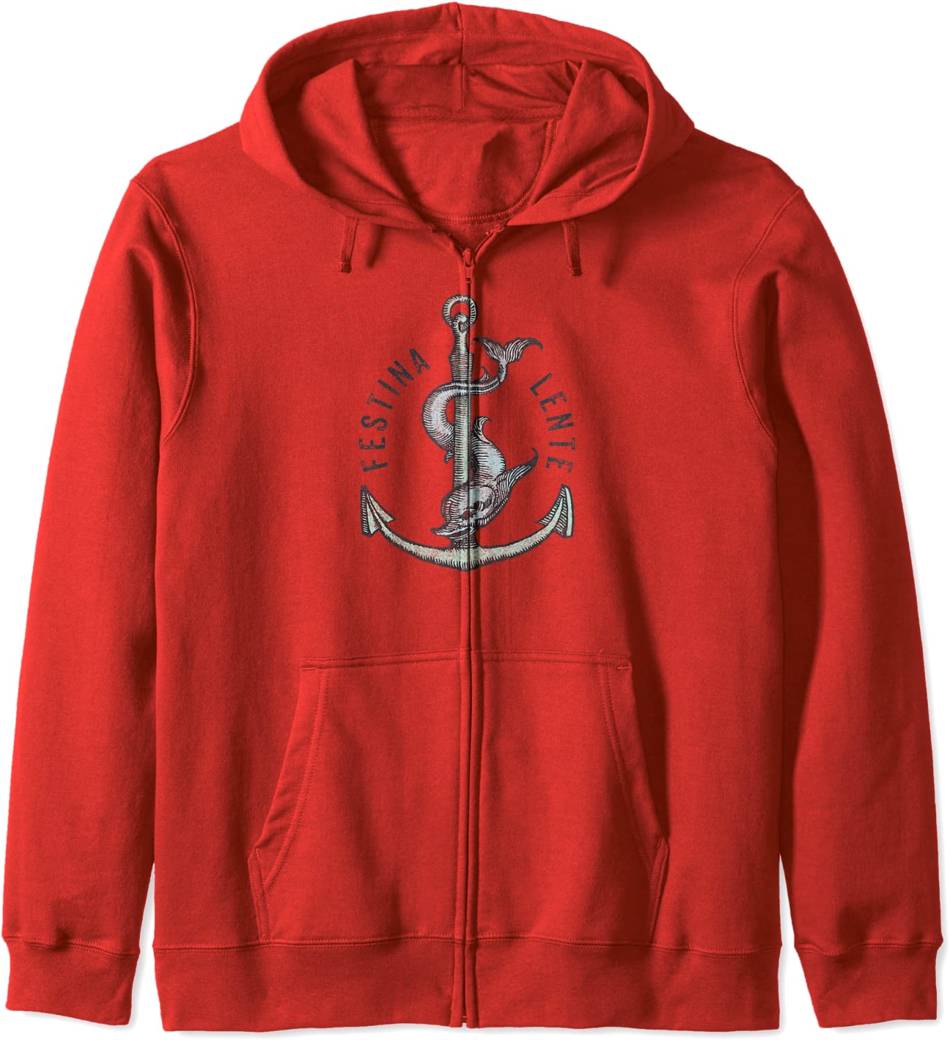 Festina Lente Make Haste Slowly Tee - Vintage Distressed Hoodie