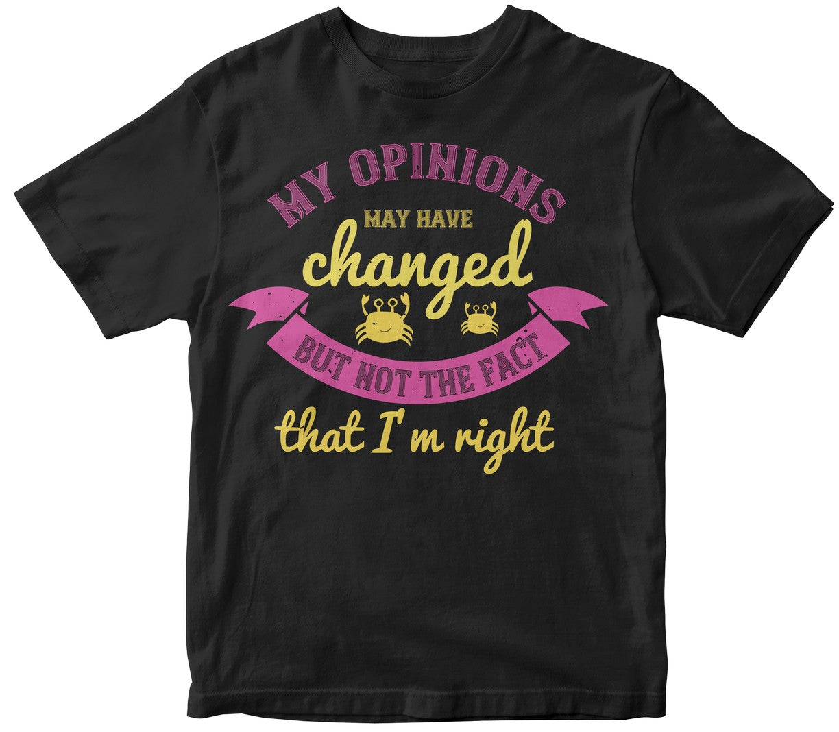 My Opinions May Have Changed, But Not The Fact That I’M Right