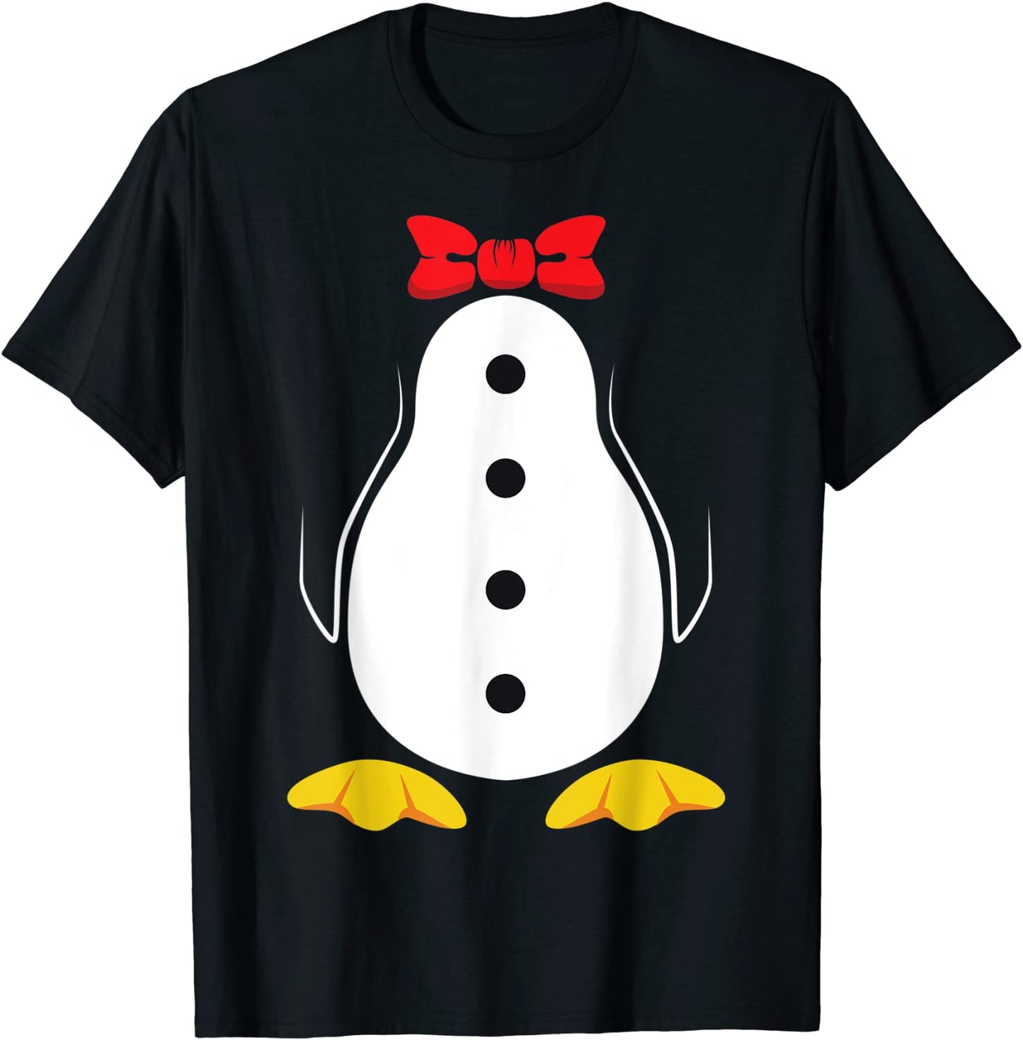 Penguin Costume Shirt Tuxedo Halloween Gift for Boys Girls T-Shirt