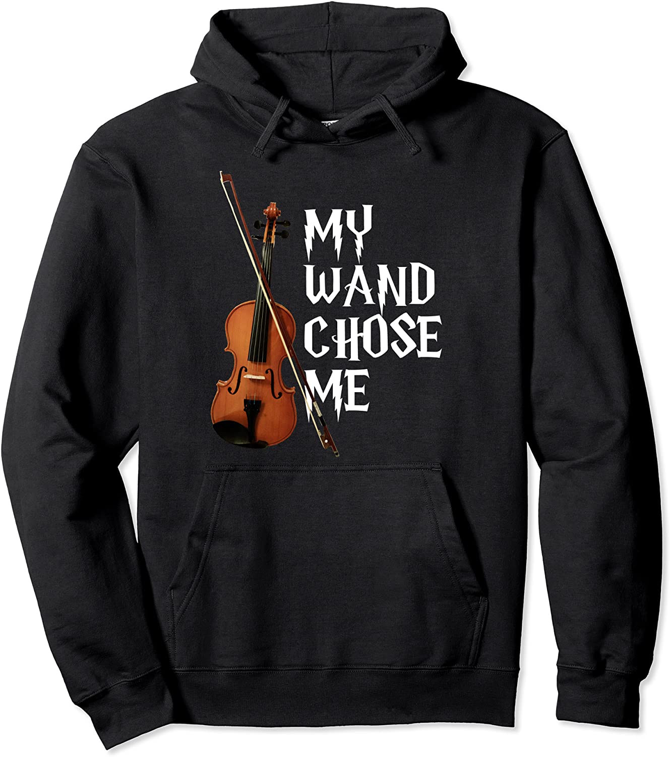 My Wand Chose Me Violin Hoodie Orchestra Violinist Gift