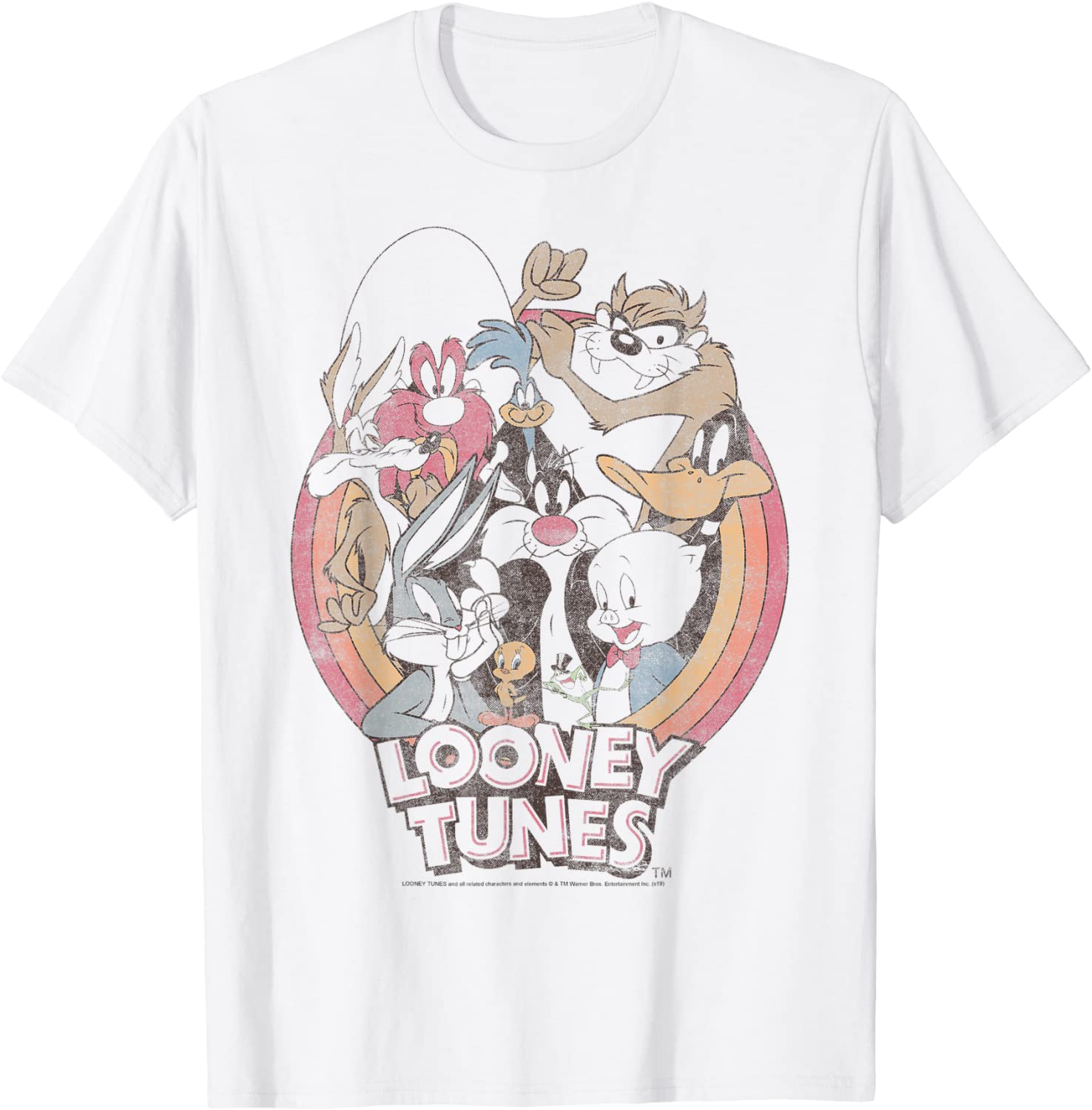 Looney Tunes Retro Group Shot Logo T-Shirt