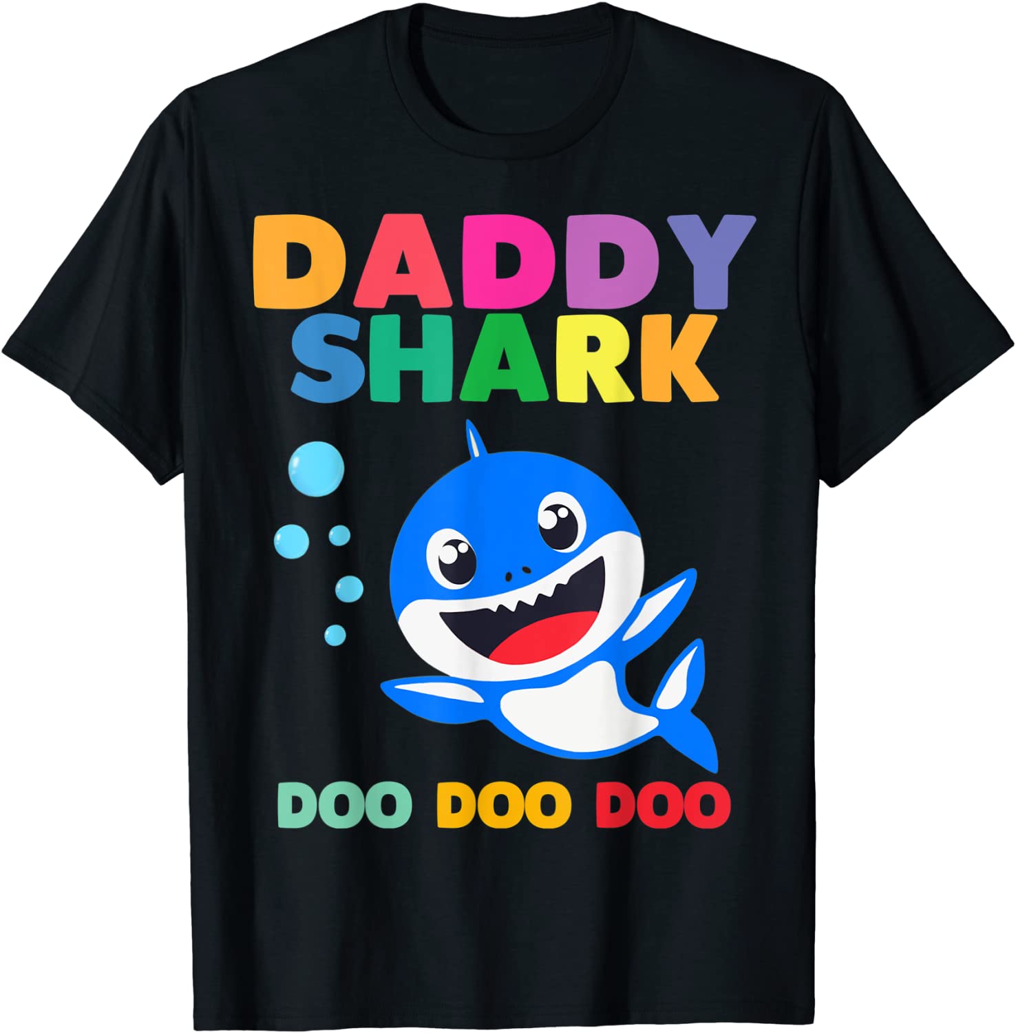 Daddy Shark Doo Doo shirt for Birthday Boy Girl Kids Gift T-Shirt