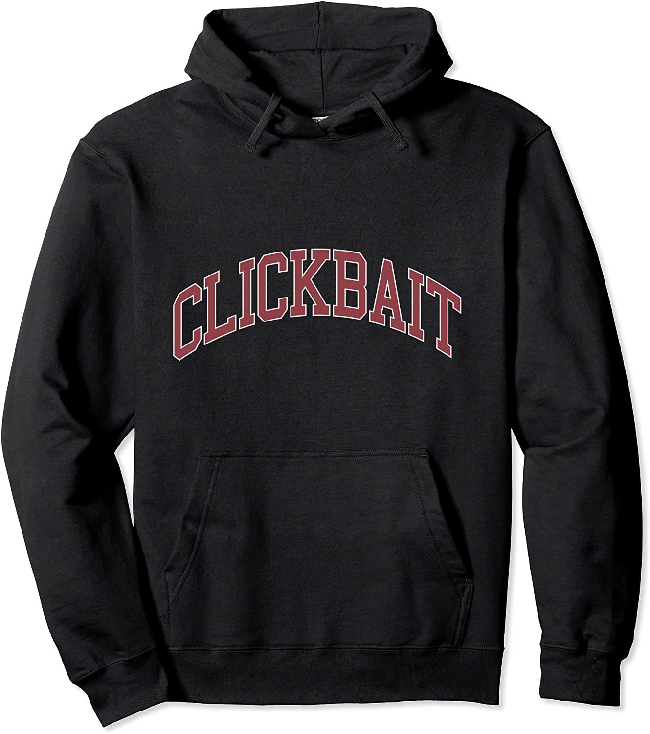 Clickbait Viral Design - Clickbait Trending Brand Meme Gift Pullover Hoodie