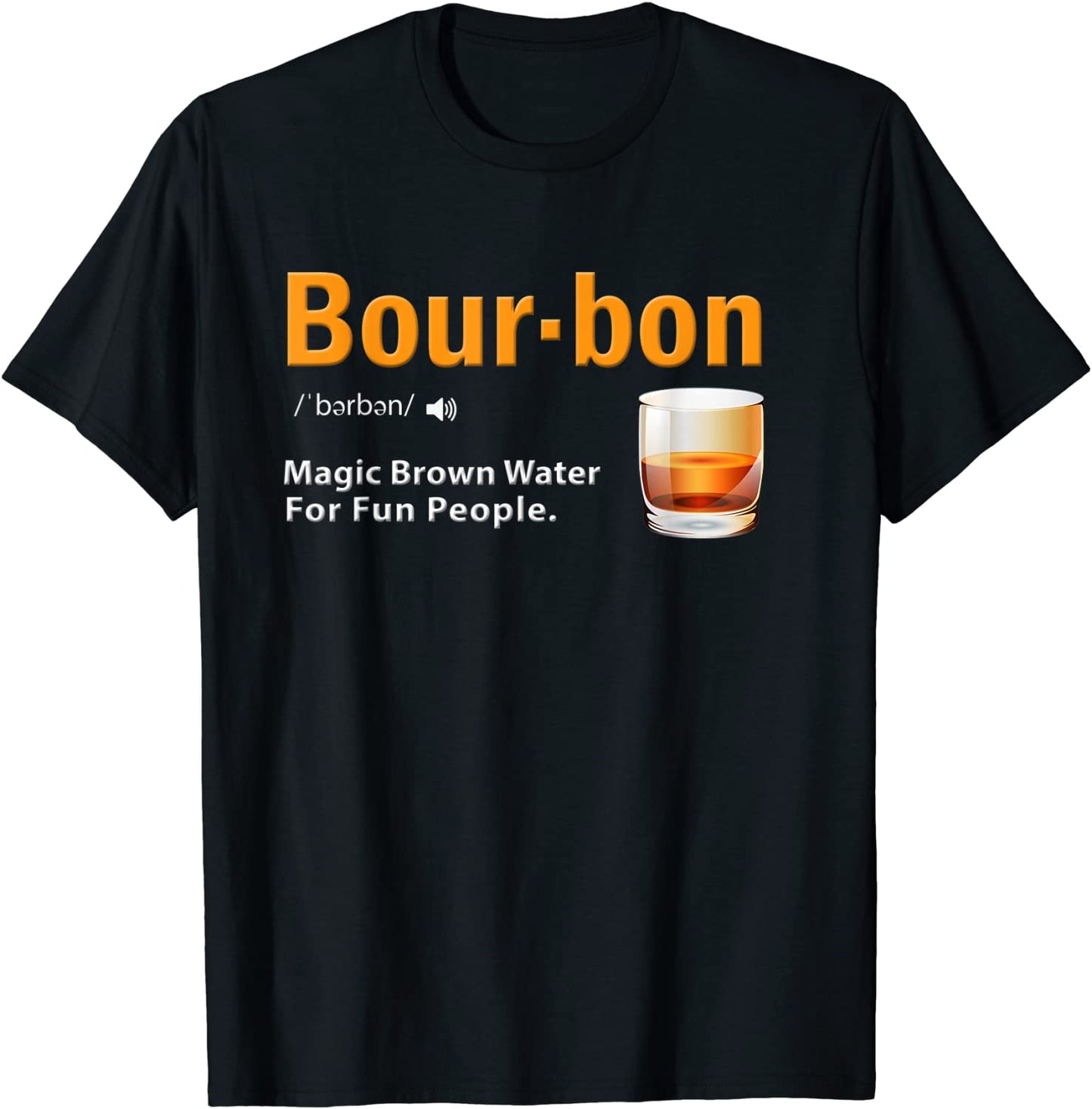 Whiskey Bourbon Definition Shirt Magic Brown Water Kentucky T-Shirt