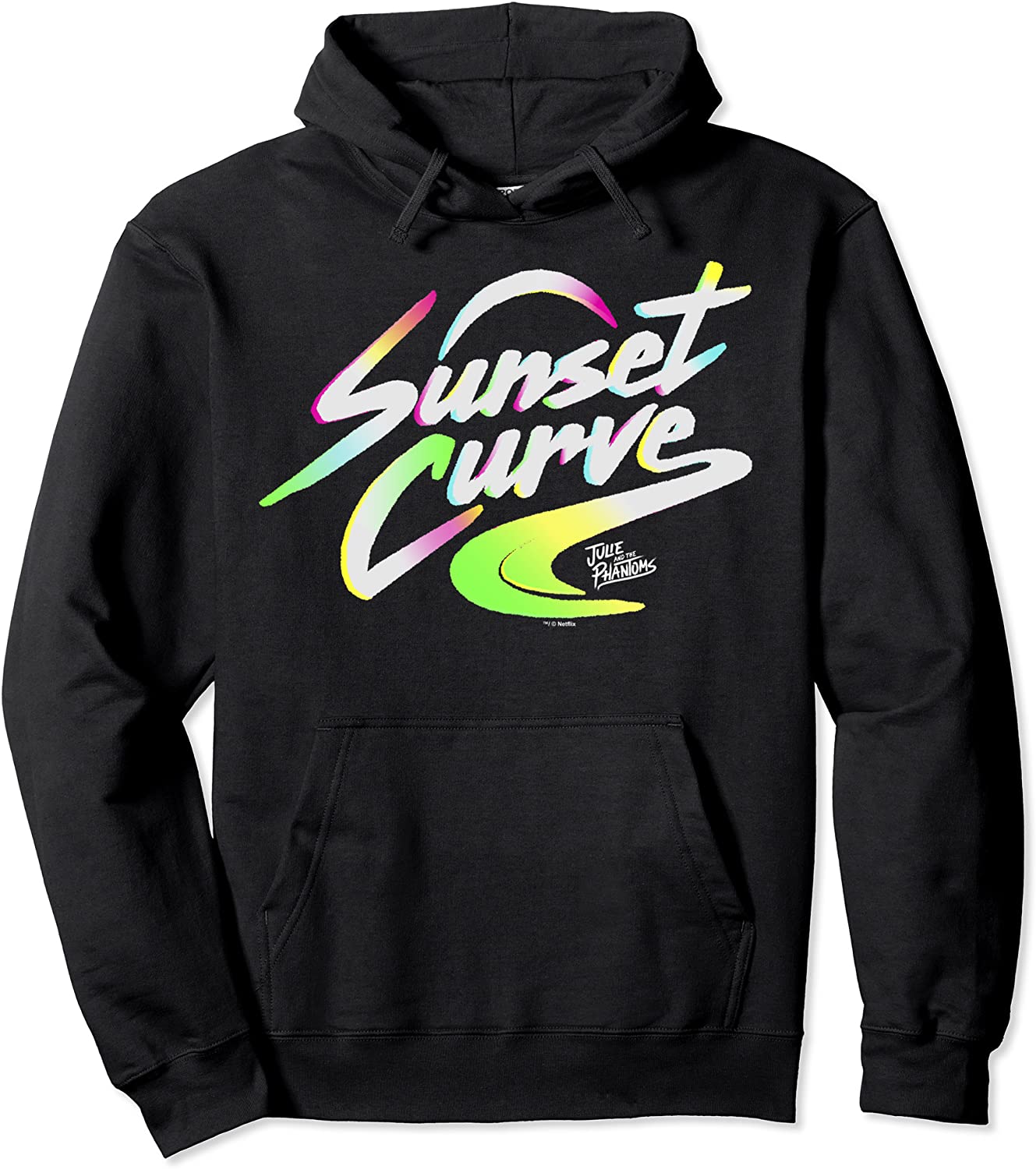 Julie And The Phantoms Sunset Curve Logo Pullover Hoodie