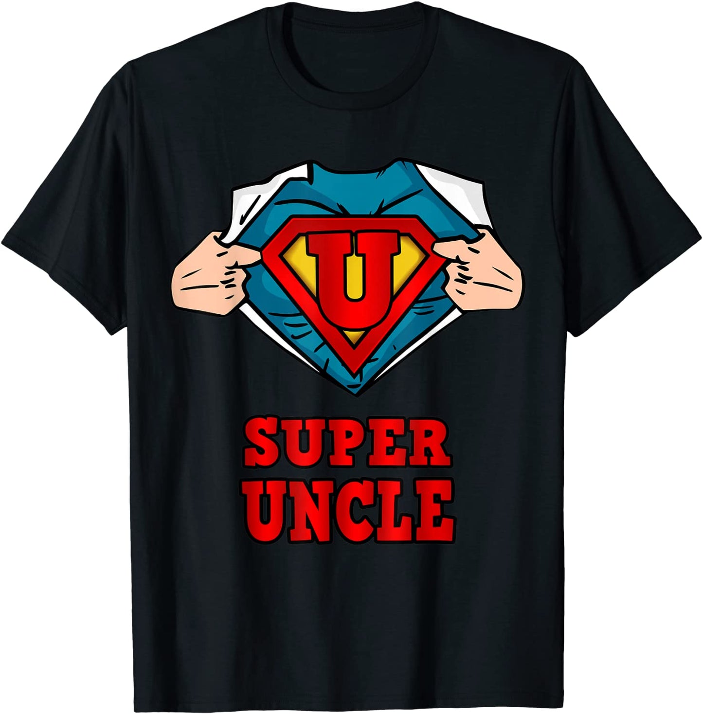 Super uncle Superhero Shirt - Great gift from niece and neph