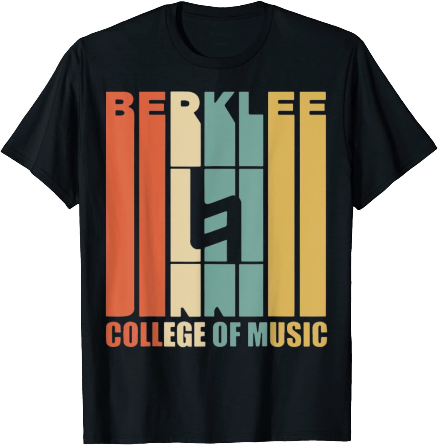 Berklee College Of Music Guitar Piano Band T-Shirt