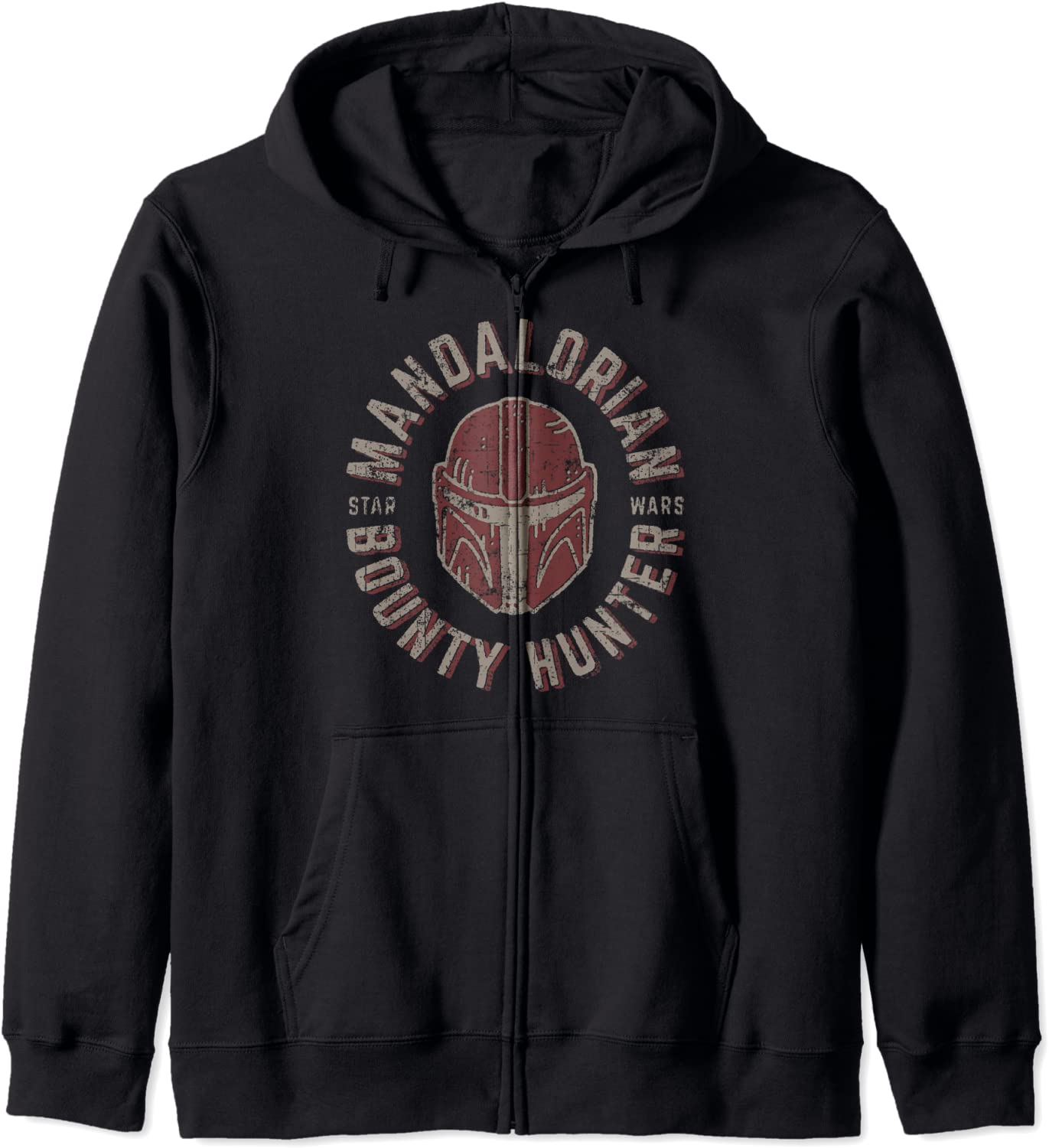 Star Wars The Mandalorian Bounty Hunter Wrap Around Logo Hoodie