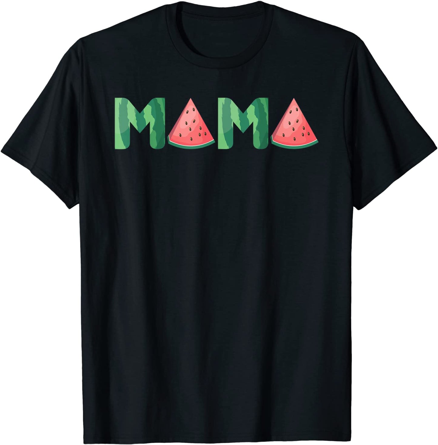 Mama Watermelon Funny Summer Fruit Gift - Great Mothers Day T-Shirt