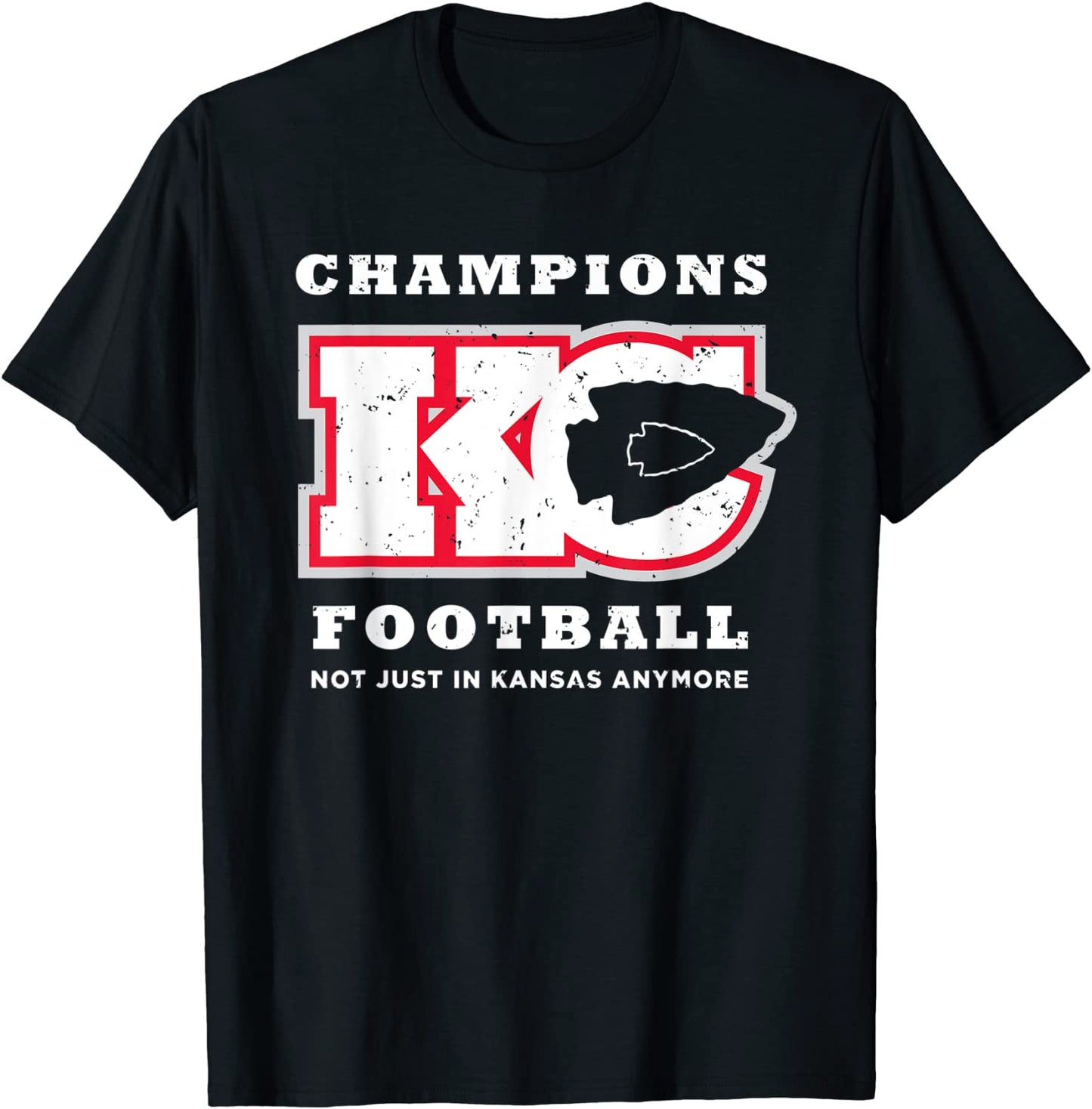 Champions KC Football Not Just In Kansas Anymore Sports Fan T-Shirt