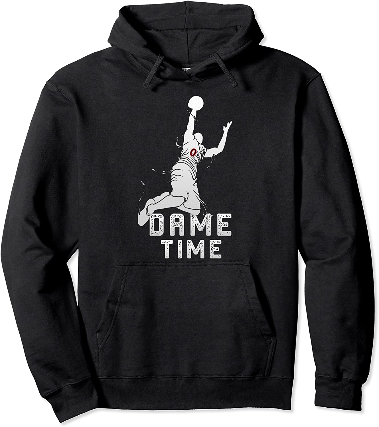 Best Basketball 0 DAME TIME Gift For the Trailblazer Fans Pullover Hoodie