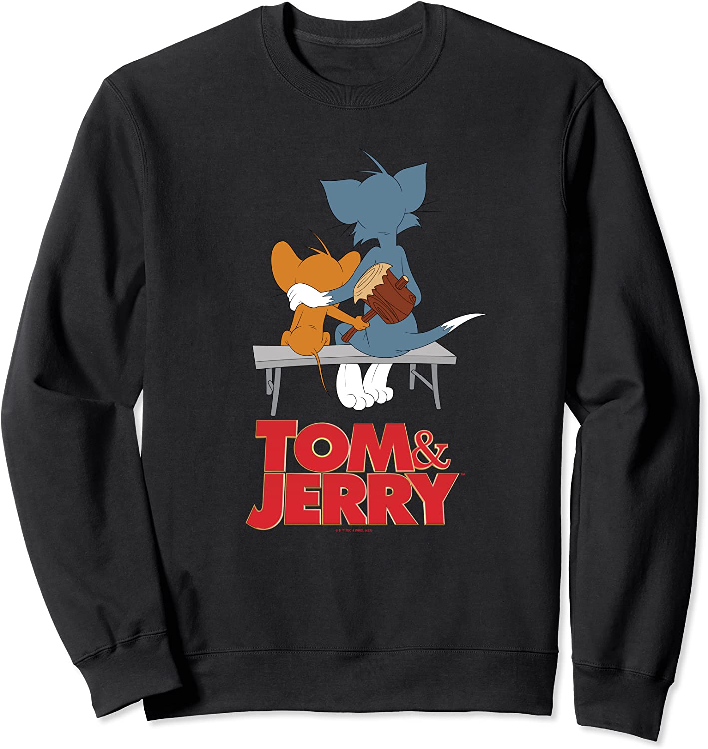 Tom Jerry Movie Parkbench Sweatshirt