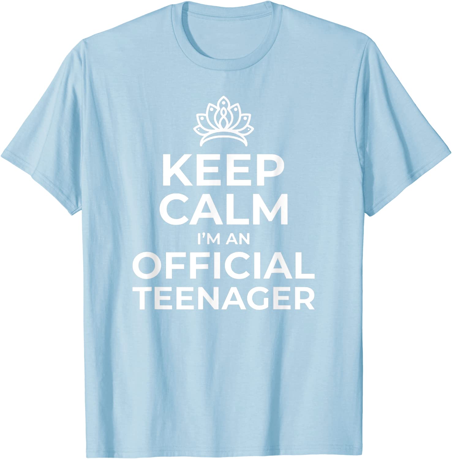 Keep Calm Birthday Official Teenager T-Shirt 13th Funny Girl T-Shirt