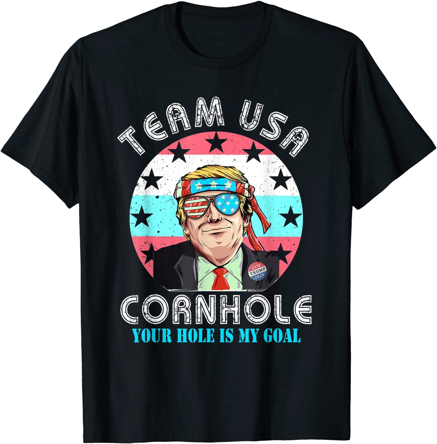 USA Cornhole Shirt Team Cornhole Shirts Funny Cornhole T-Shirt