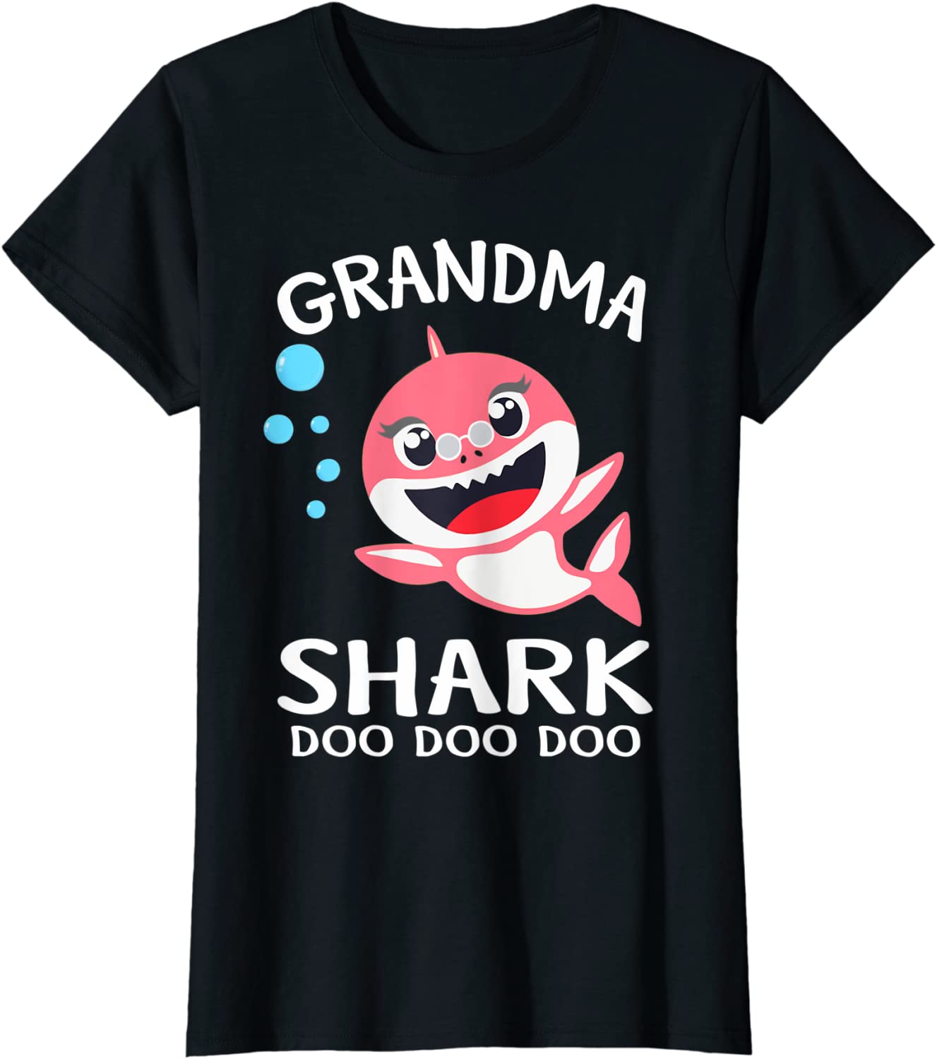 Womens Grandma Shark Shirt Funny Mothers Day Gift T-Shirt