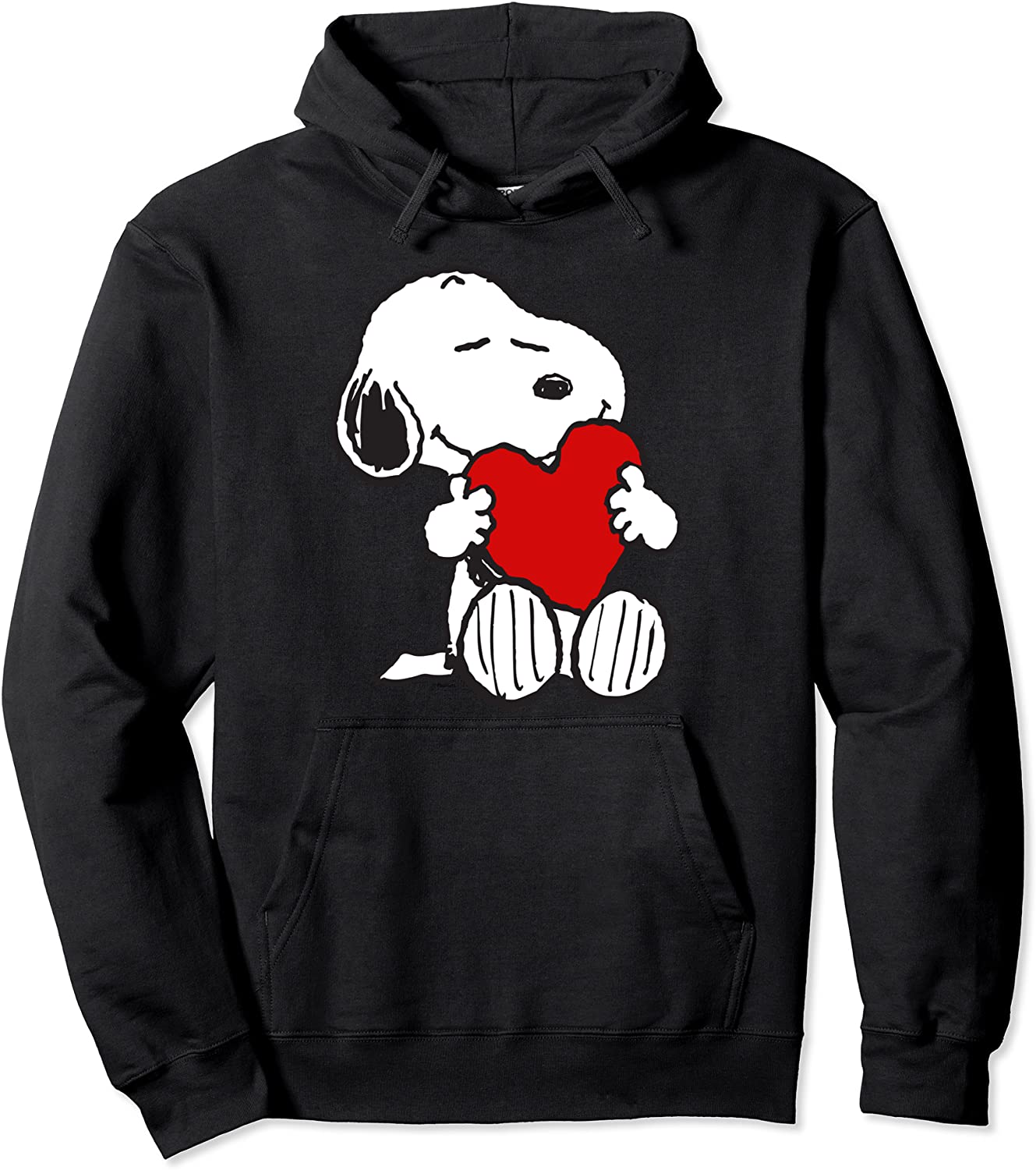 Peanuts Valentine Snoopy Hugging Heart Hoodie