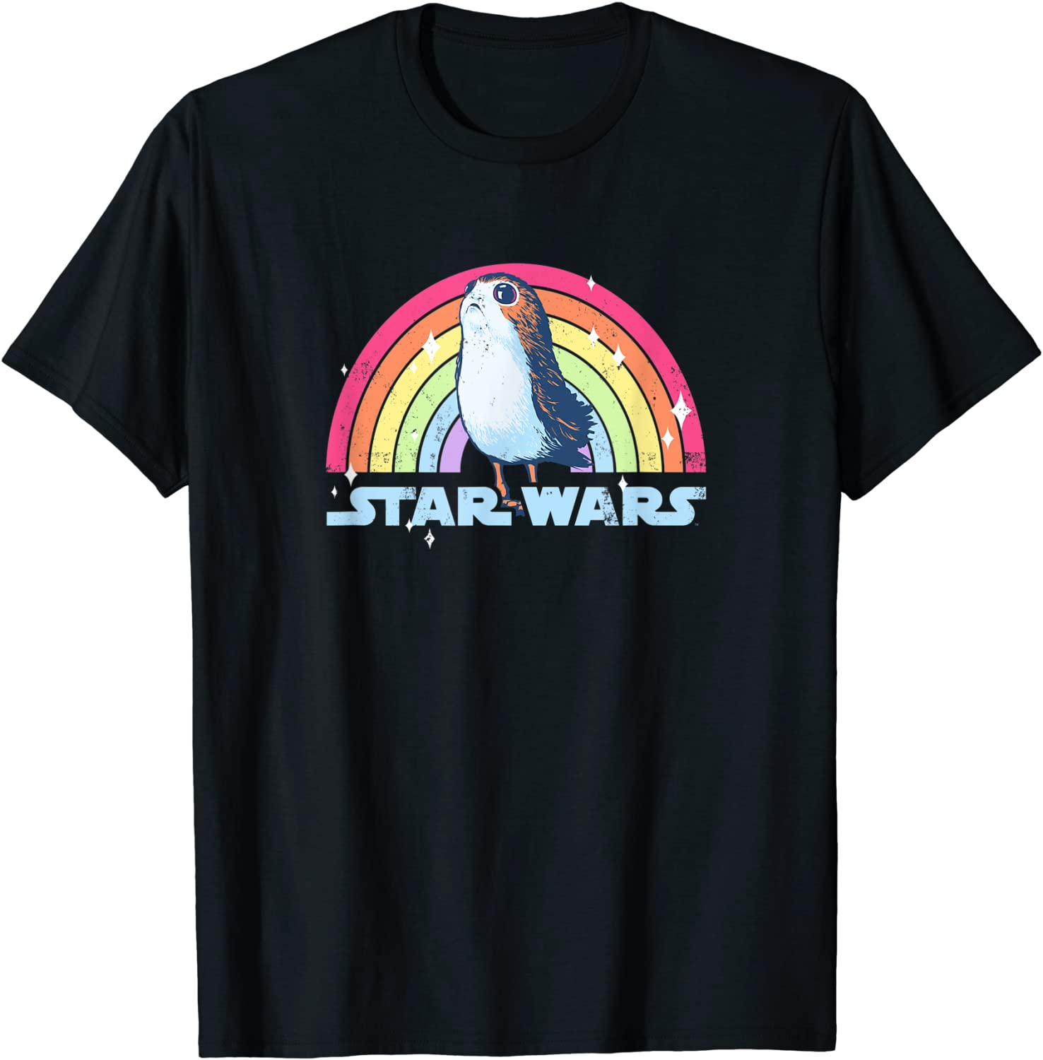 Star Wars Porg Rainbow Pride T-Shirt