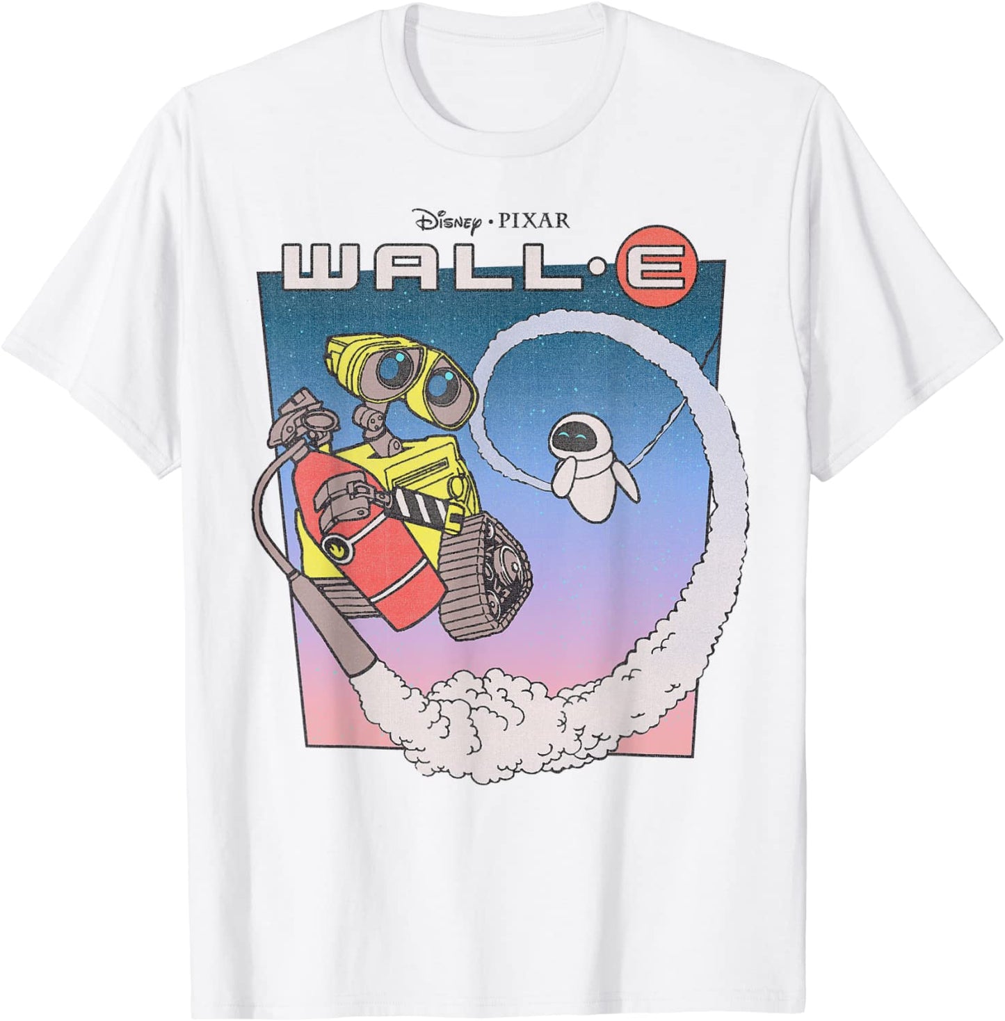Disney Pixar Wall-E Fly Eve Retro Distressed T-Shirt T-Shirt