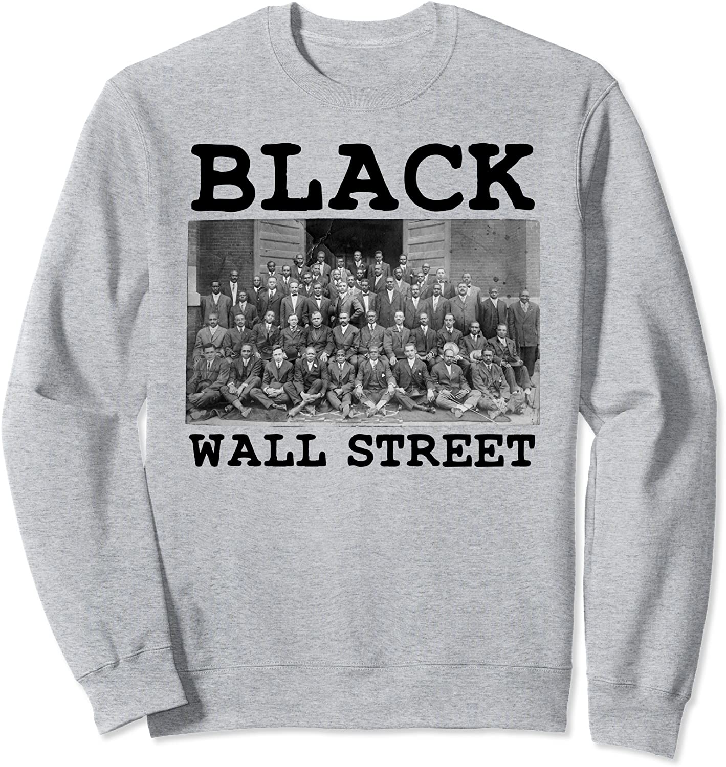 Tulsa Oklahoma Retro Black History Month Black Wall Street Sweatshirt