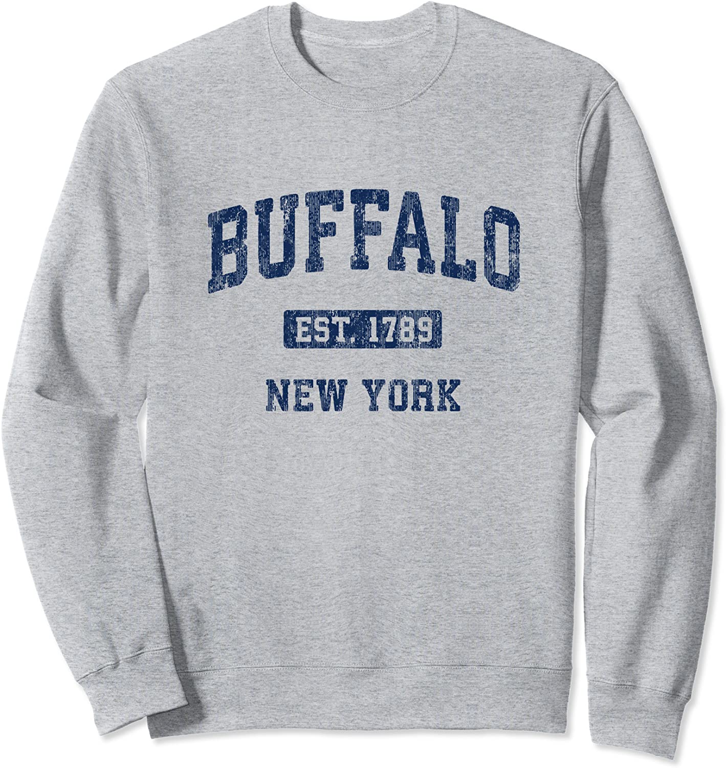Buffalo New York NY Vintage Athletic Sports Design Sweatshirt
