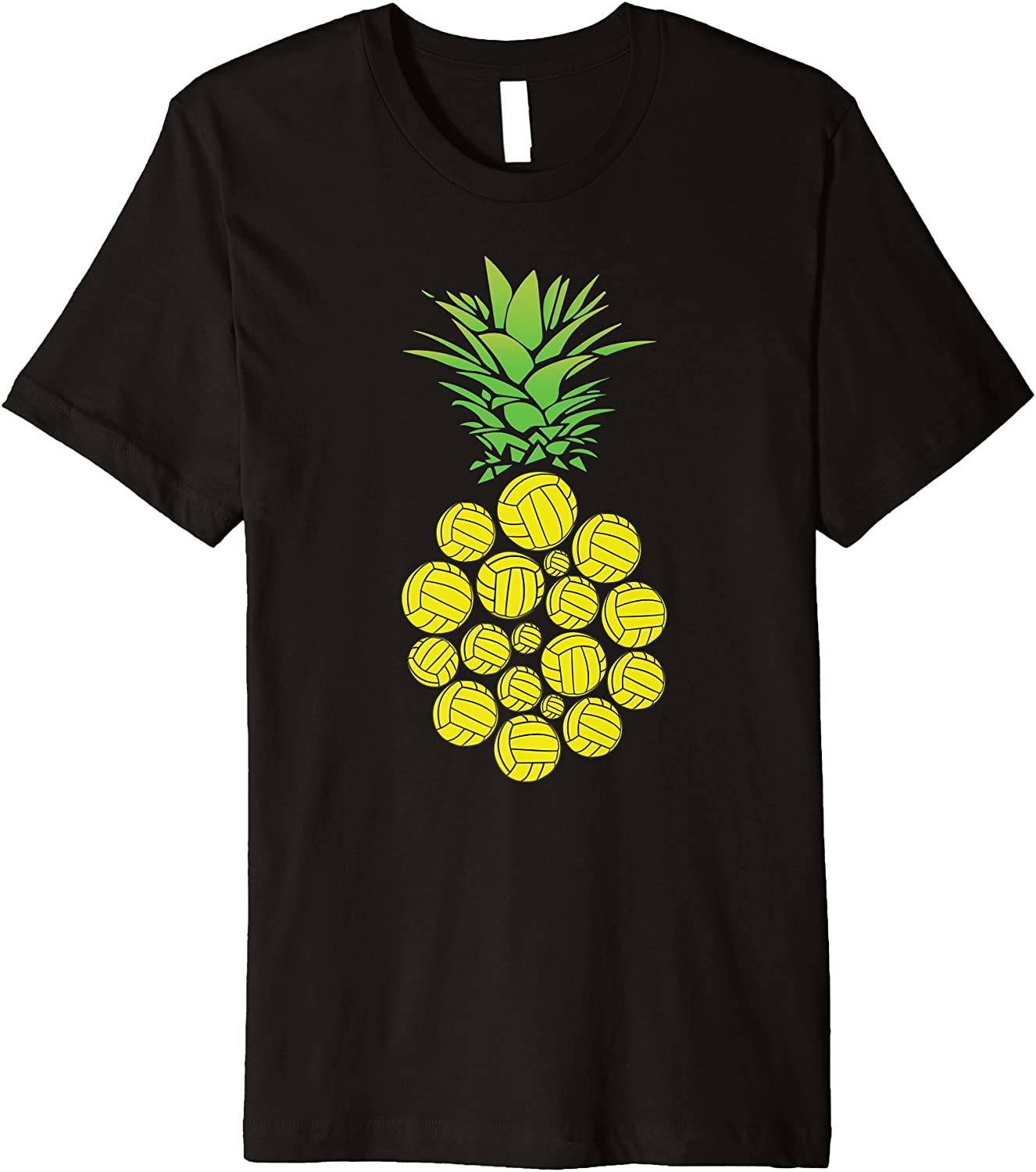 Pineapple Volleyball Player Funny Fruit Sport Hawaii Spike Premium T-Shirt