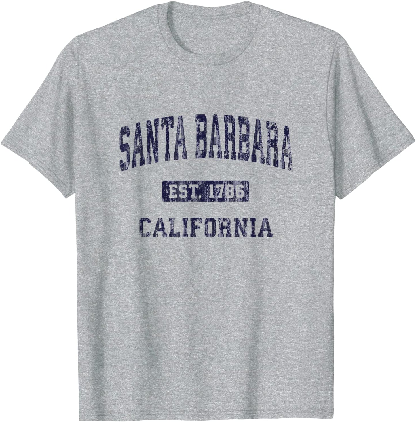 Santa Barbara California CA Vintage Athletic Sports Design T-Shirt