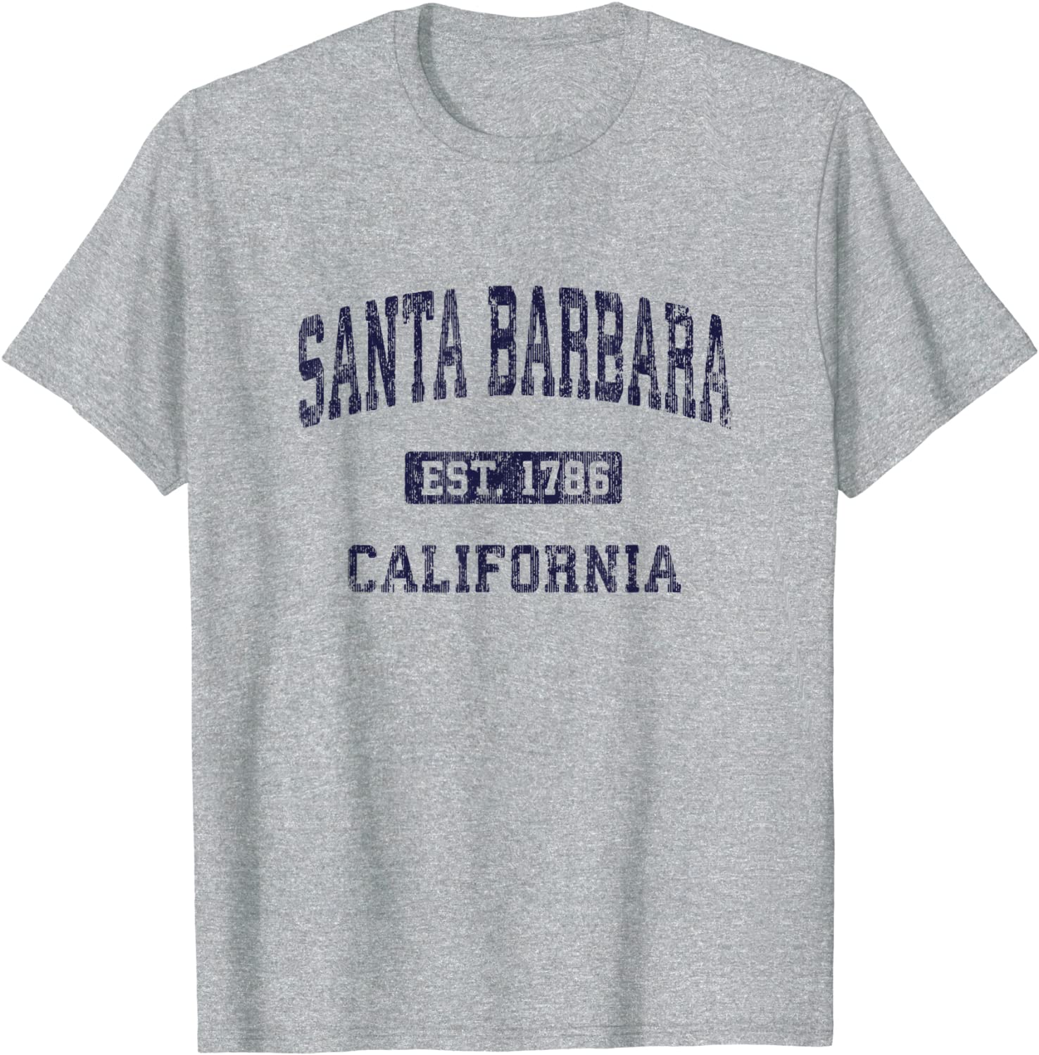 Santa Barbara California CA Vintage Athletic Sports Design T-Shirt