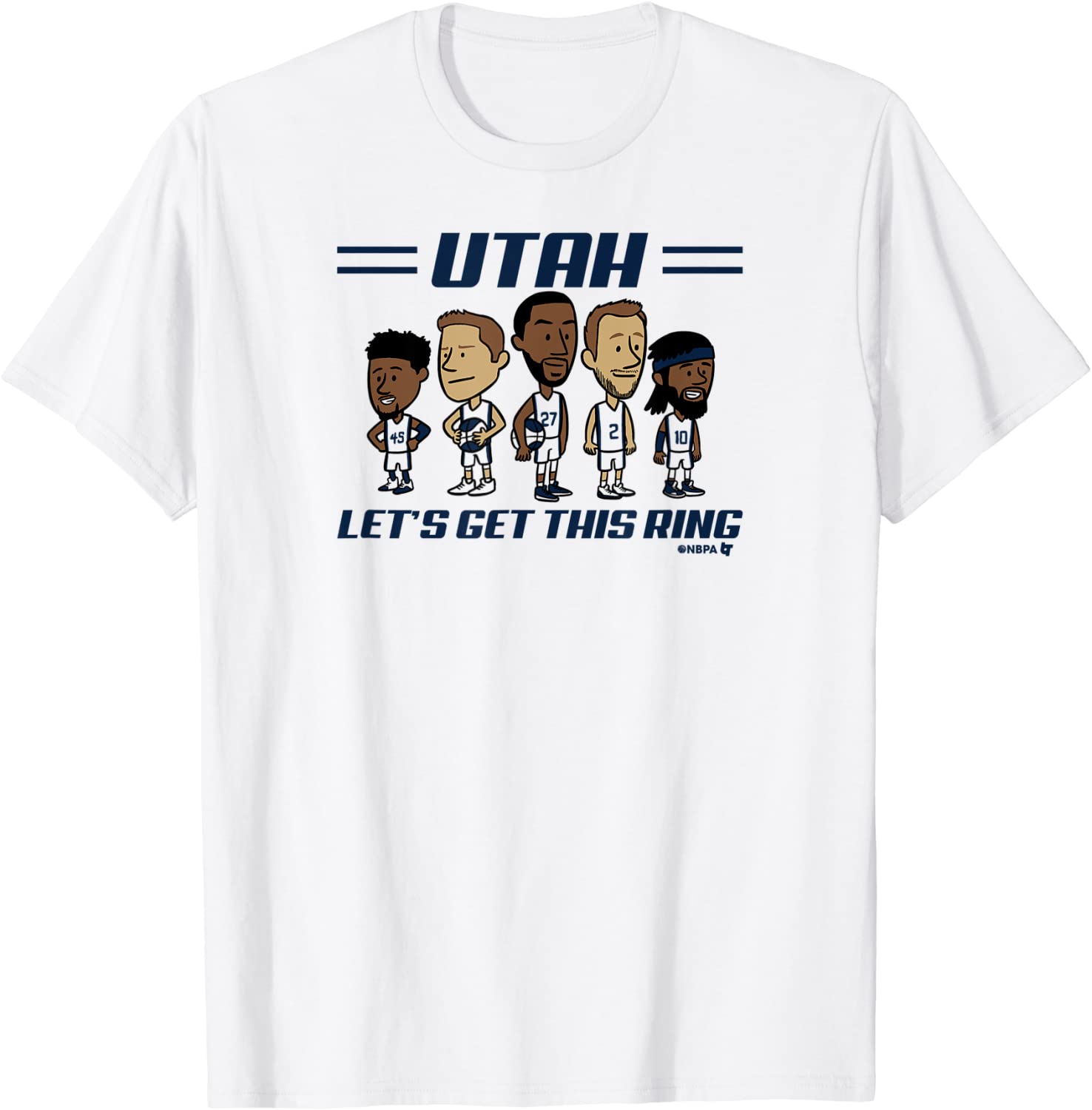 Officially Licensed Utah Jazz - Lets Get This Ring T-Shirt