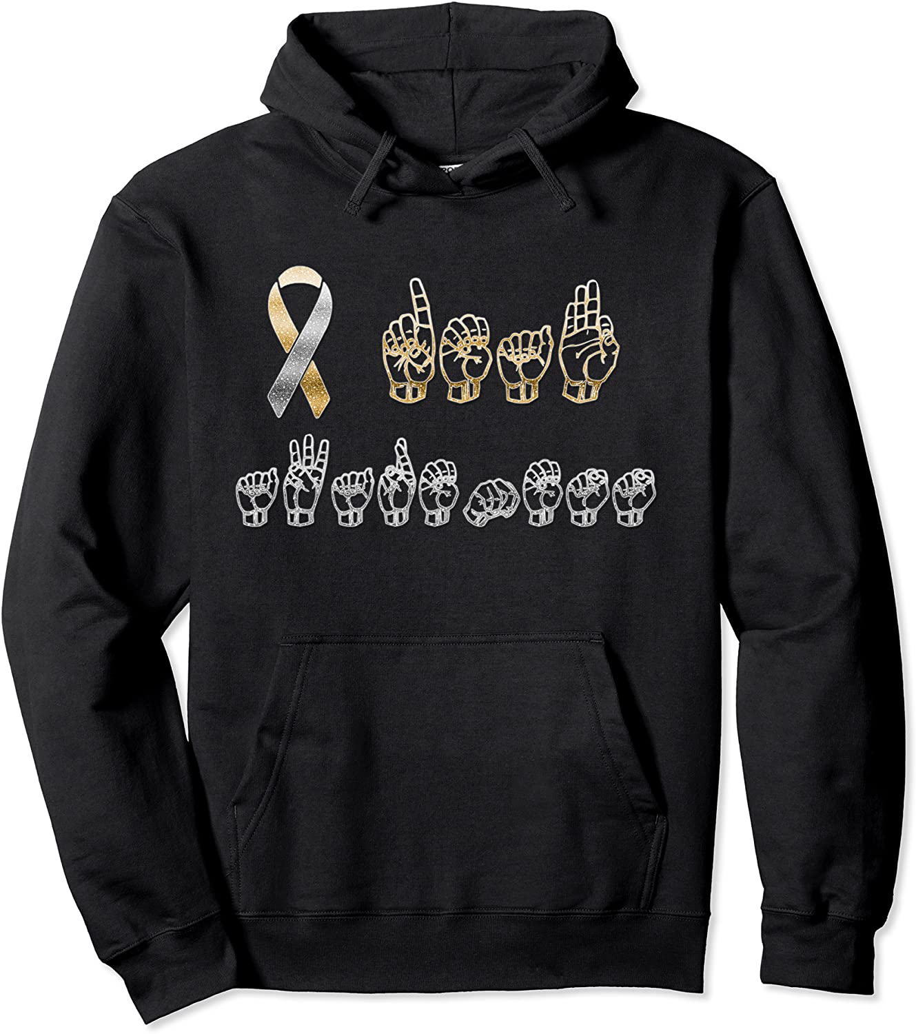 American Sign Language ASL Deaf Awareness Hoodie