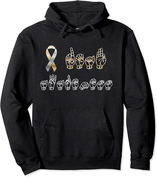 American Sign Language ASL Deaf Awareness Hoodie