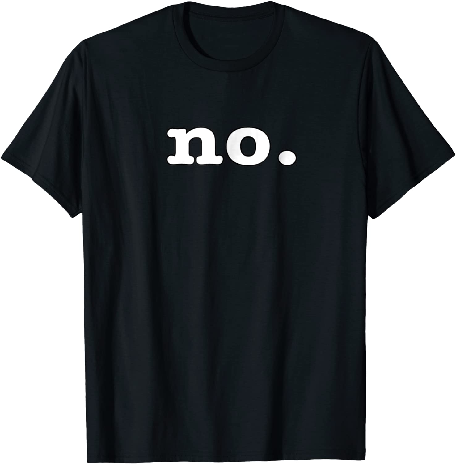 no t-shirt