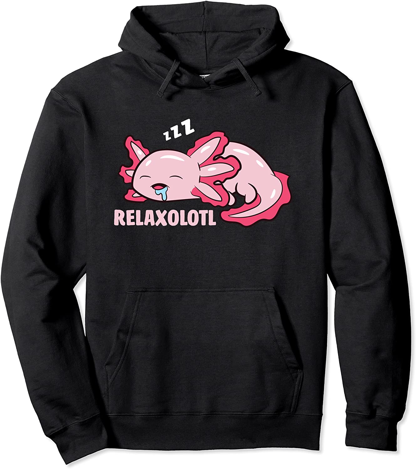 Cute Axolotl Lover Mexican Salamander Relaxolotl Pullover Hoodie