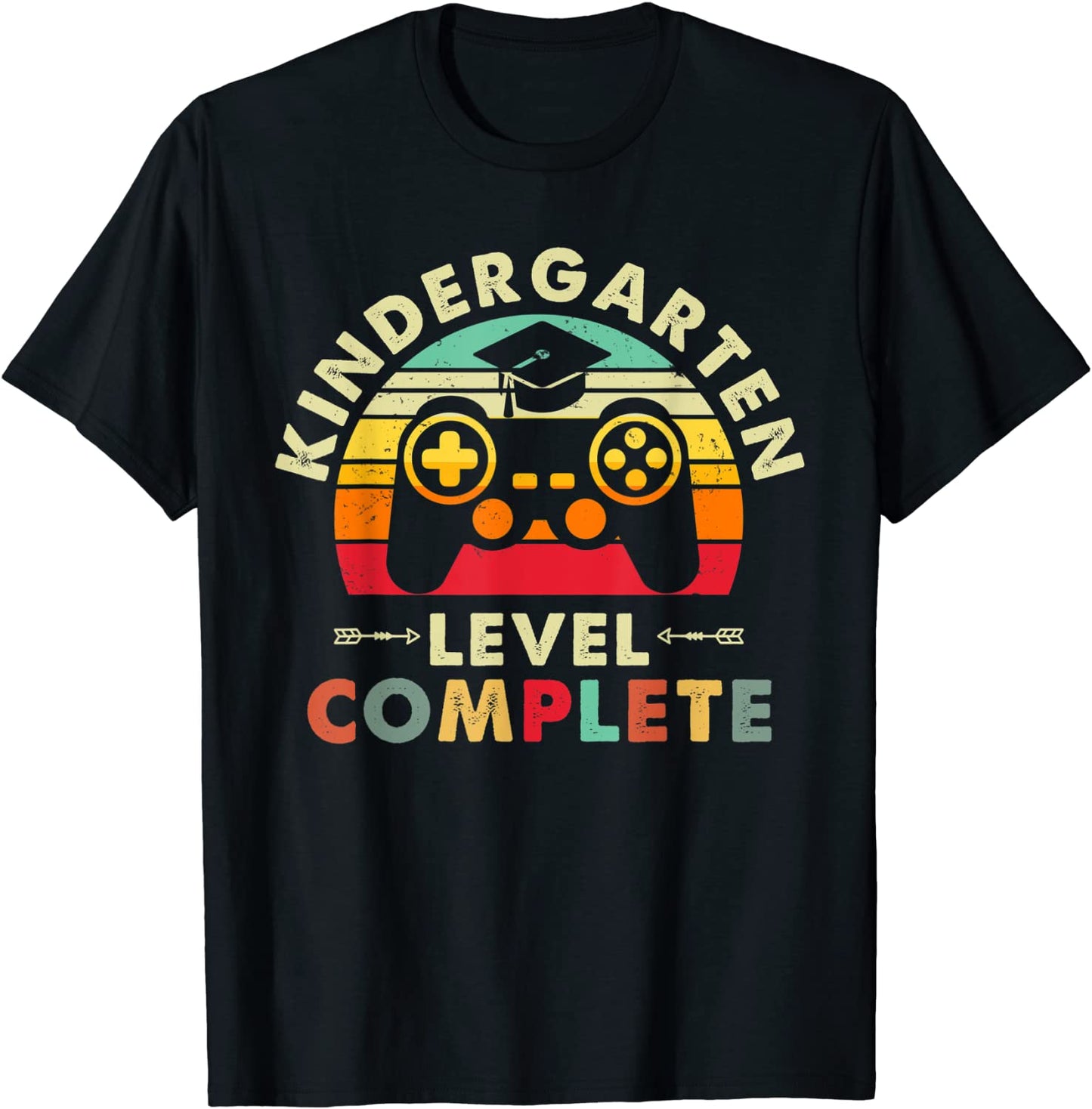Kindergarten Graduation Shirt Level Complete Video Gamer Gif T-Shirt