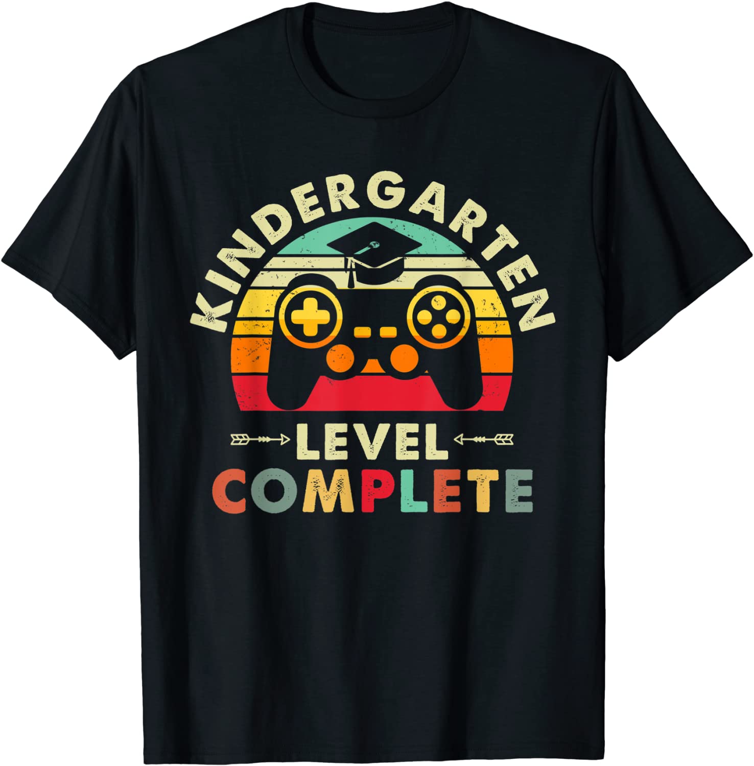 Kindergarten Graduation Shirt Level Complete Video Gamer Gif T-Shirt